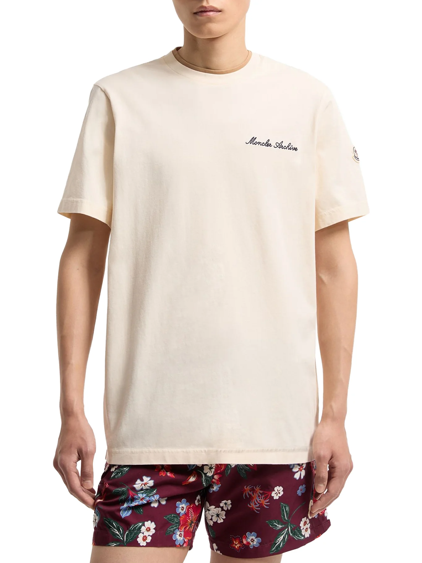 COTTON T-SHIRT WITH EMBROIDERED LOGO - Image 3
