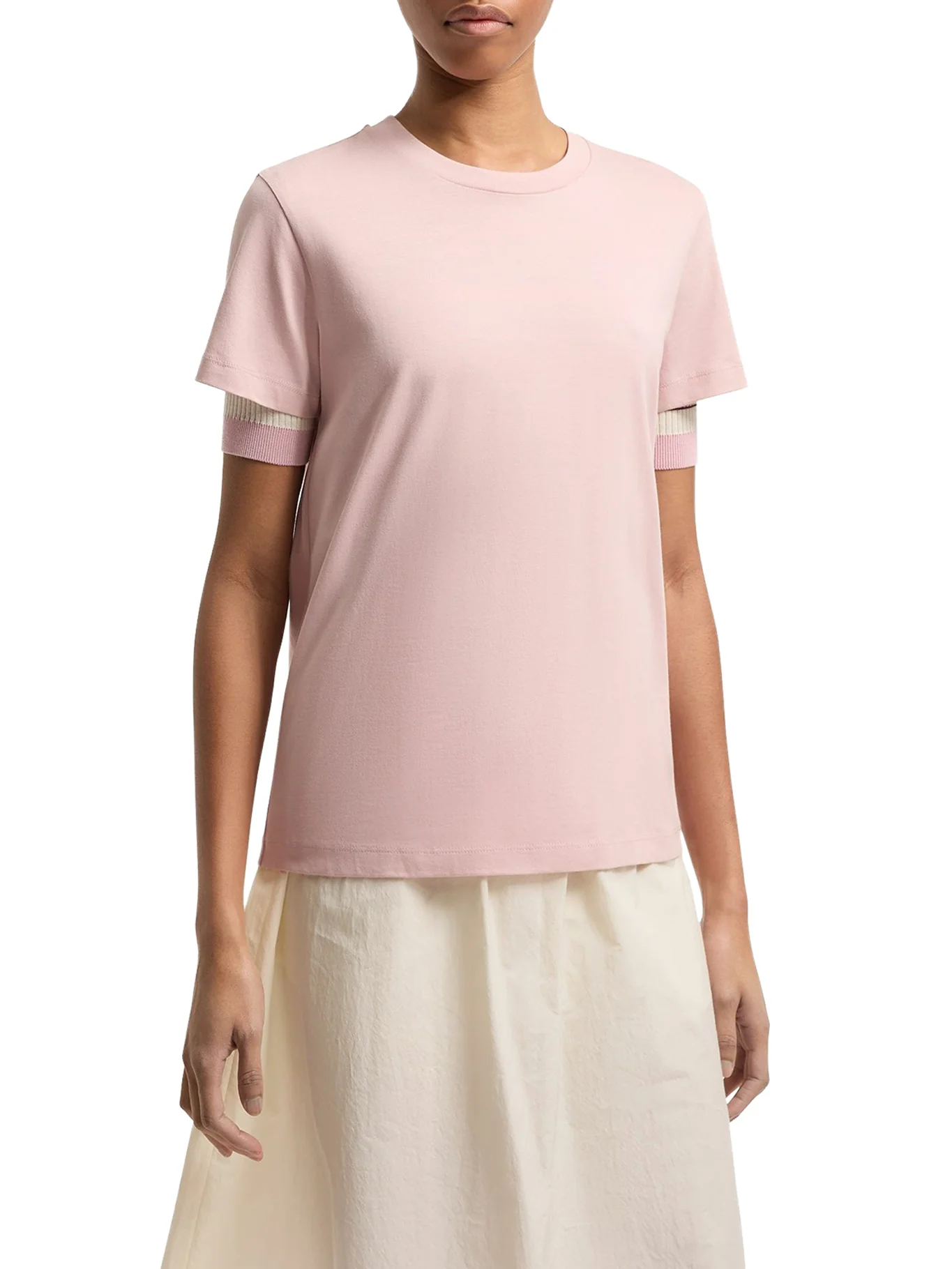 COTTON T-SHIRT WITH EMBROIDERED LOGO - Image 3