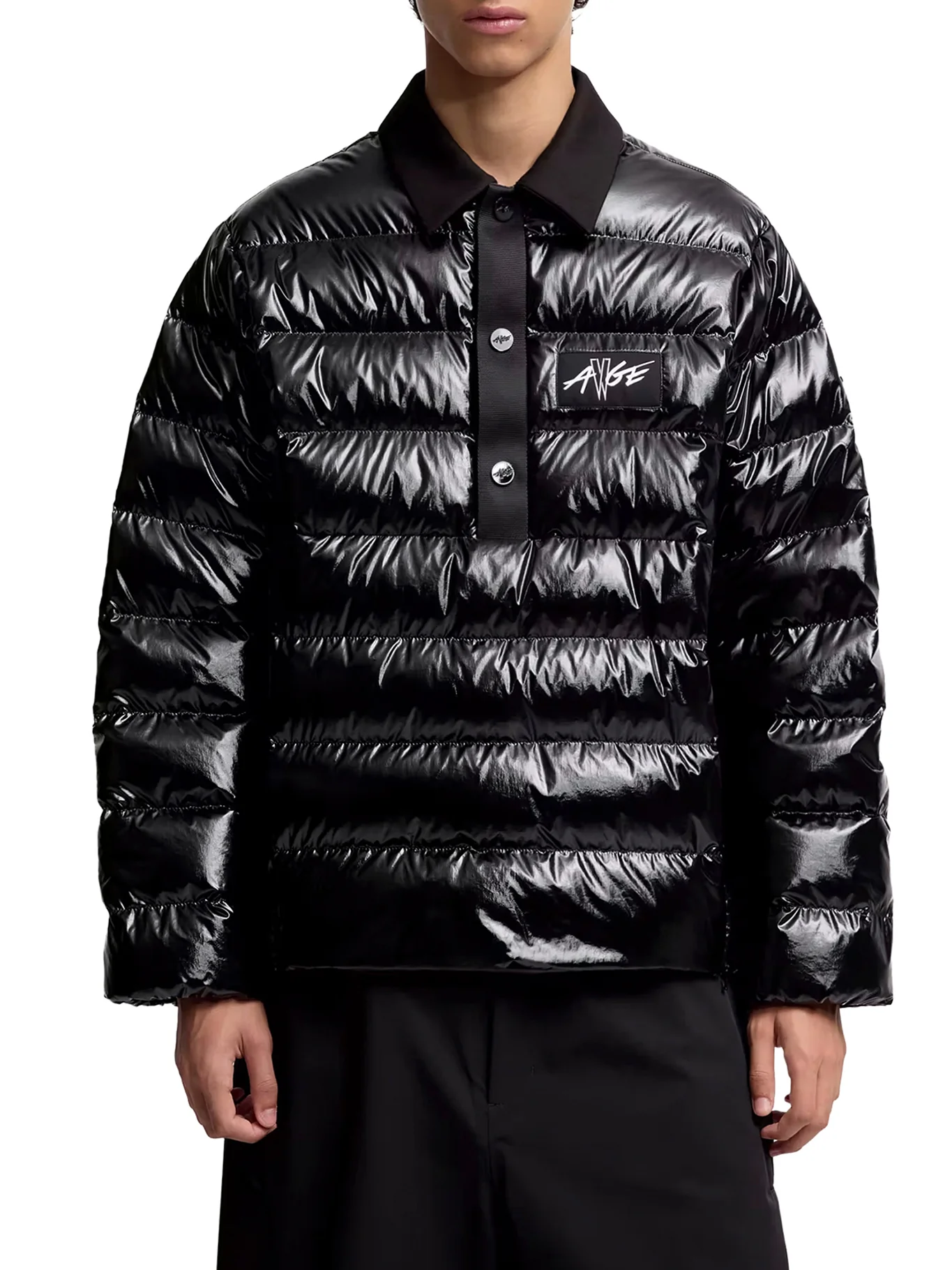 MONCLER X A$AP ROCKY VARDAR DOWN POLO SHIRT JACKET - Image 3
