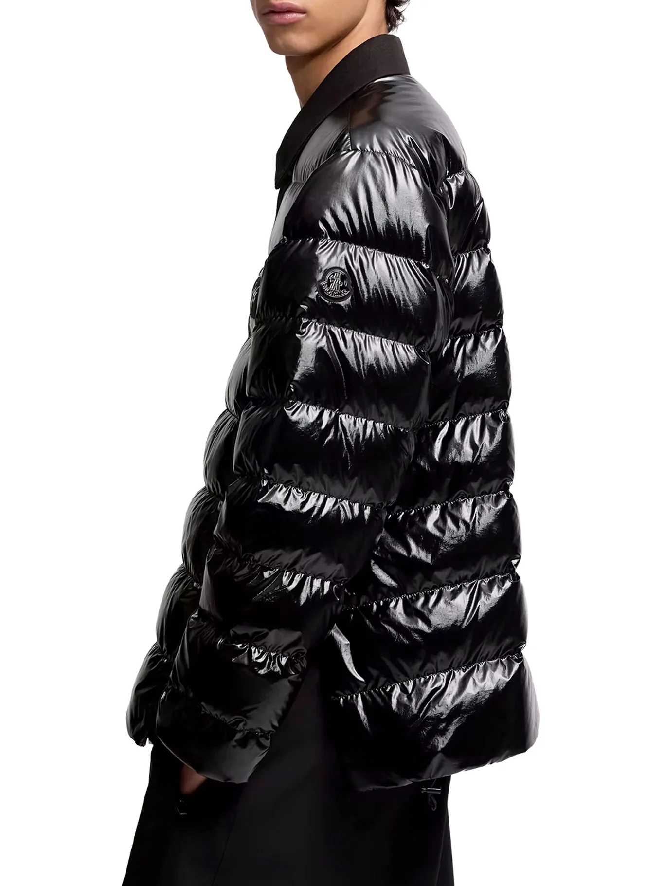 MONCLER X A$AP ROCKY VARDAR DOWN POLO SHIRT JACKET - Image 5