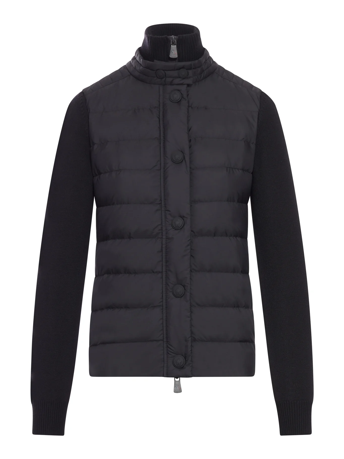 WOOL PADDED CARDIGAN WITH ZIP