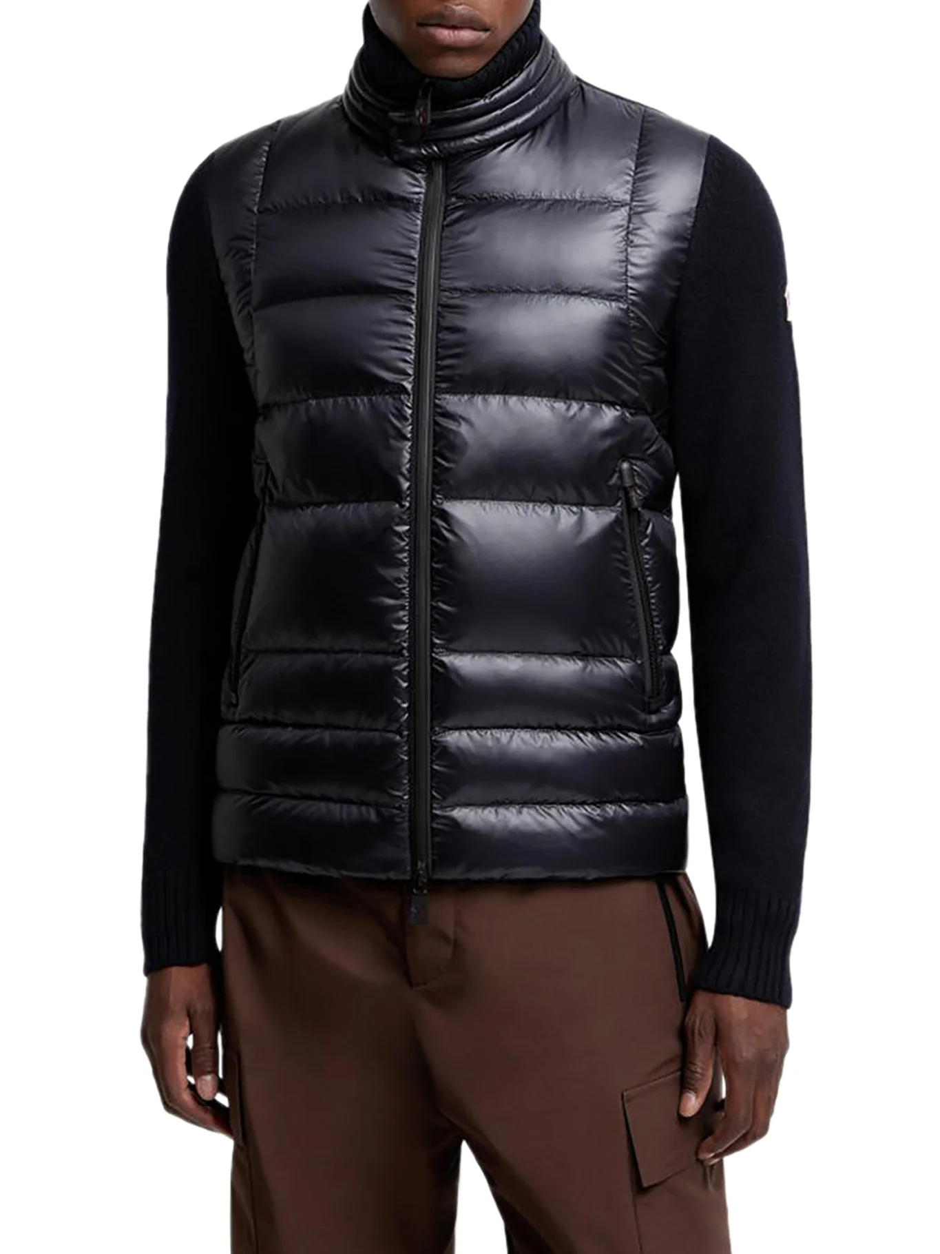 WOOL PADDED CARDIGAN WITH ZIP - Image 3