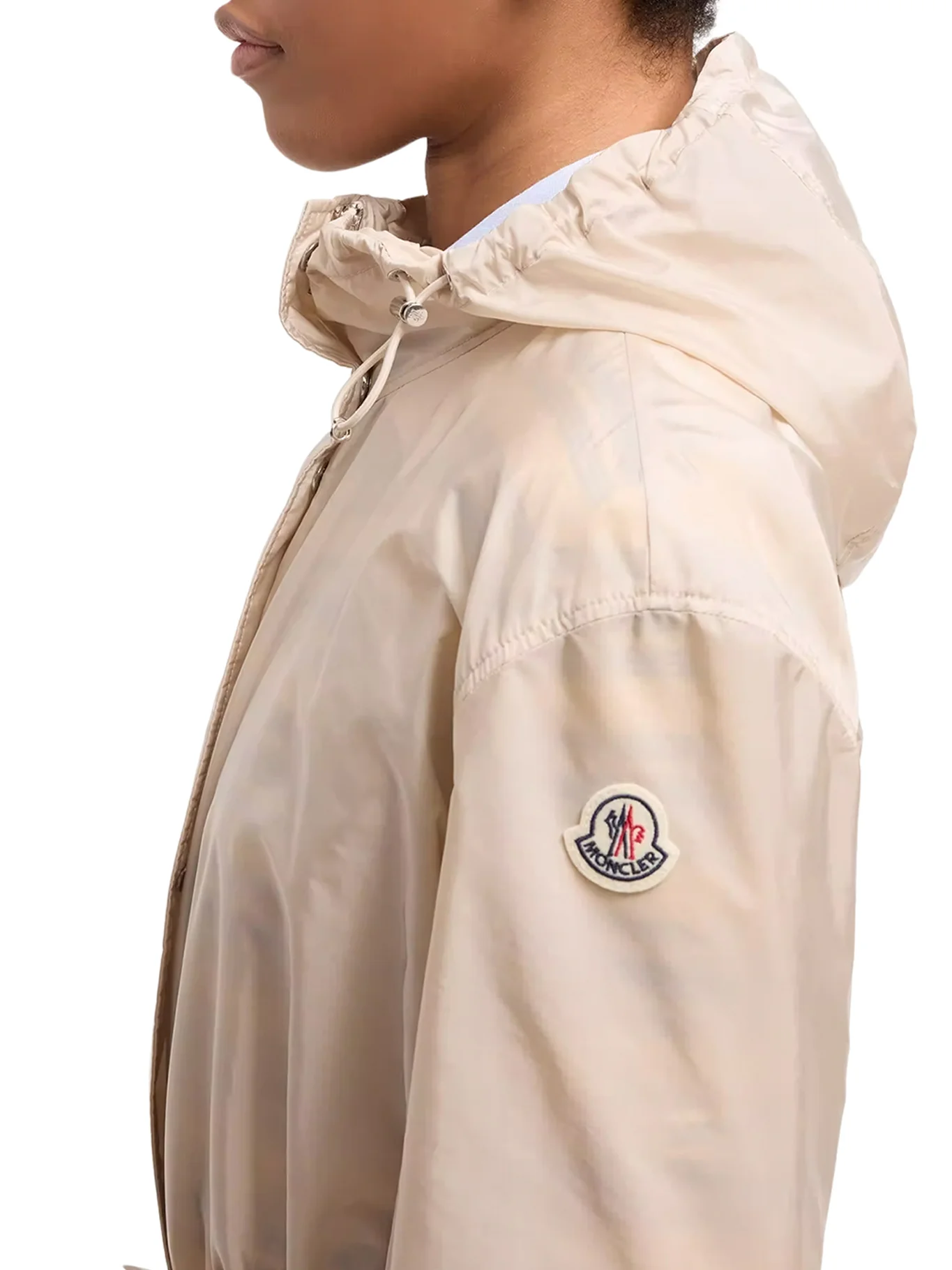MIDI WETEAU JACKET WITH HOOD AND RUFFLES - Image 6