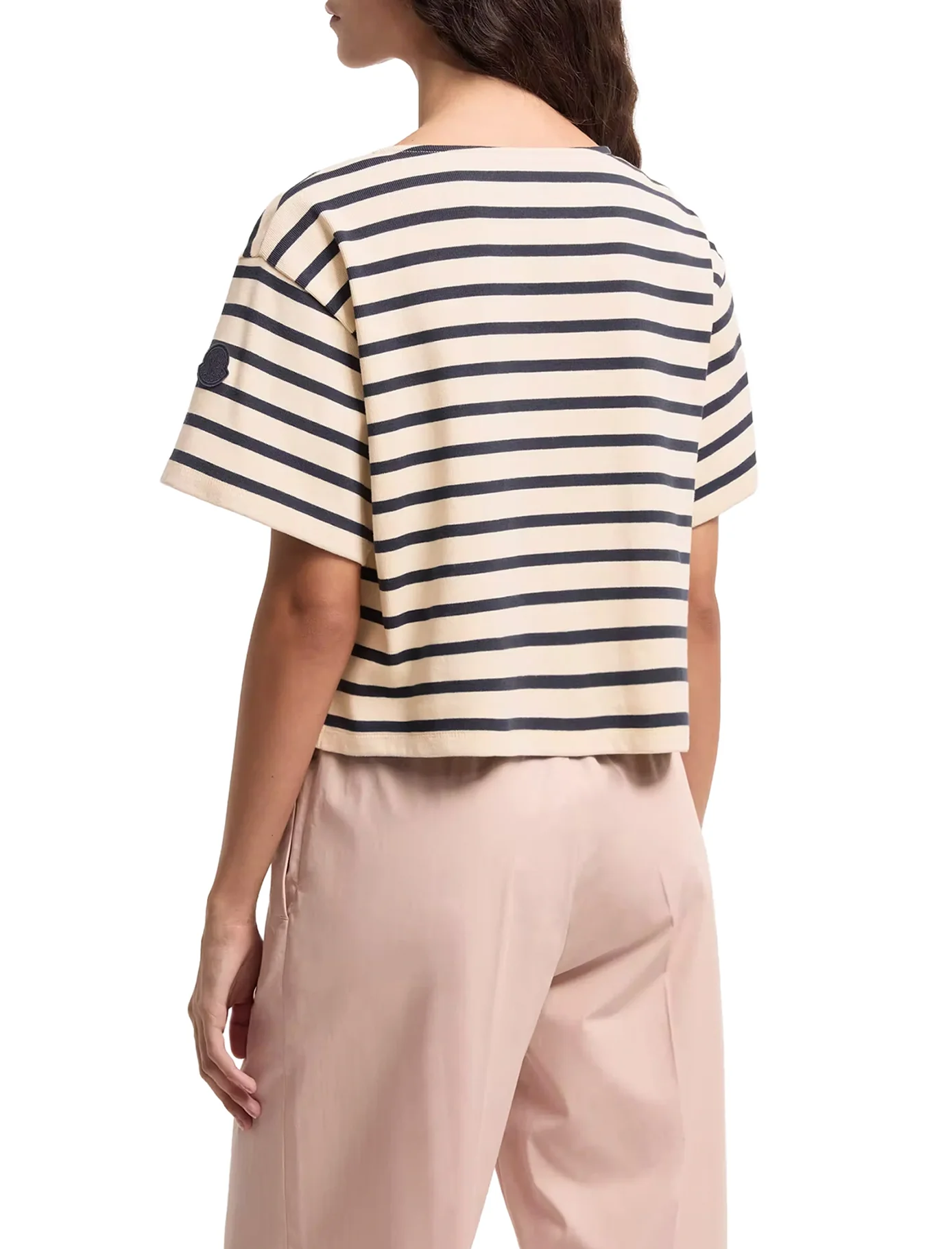 STRIPED CROP T-SHIRT WITH LOGO - Image 4