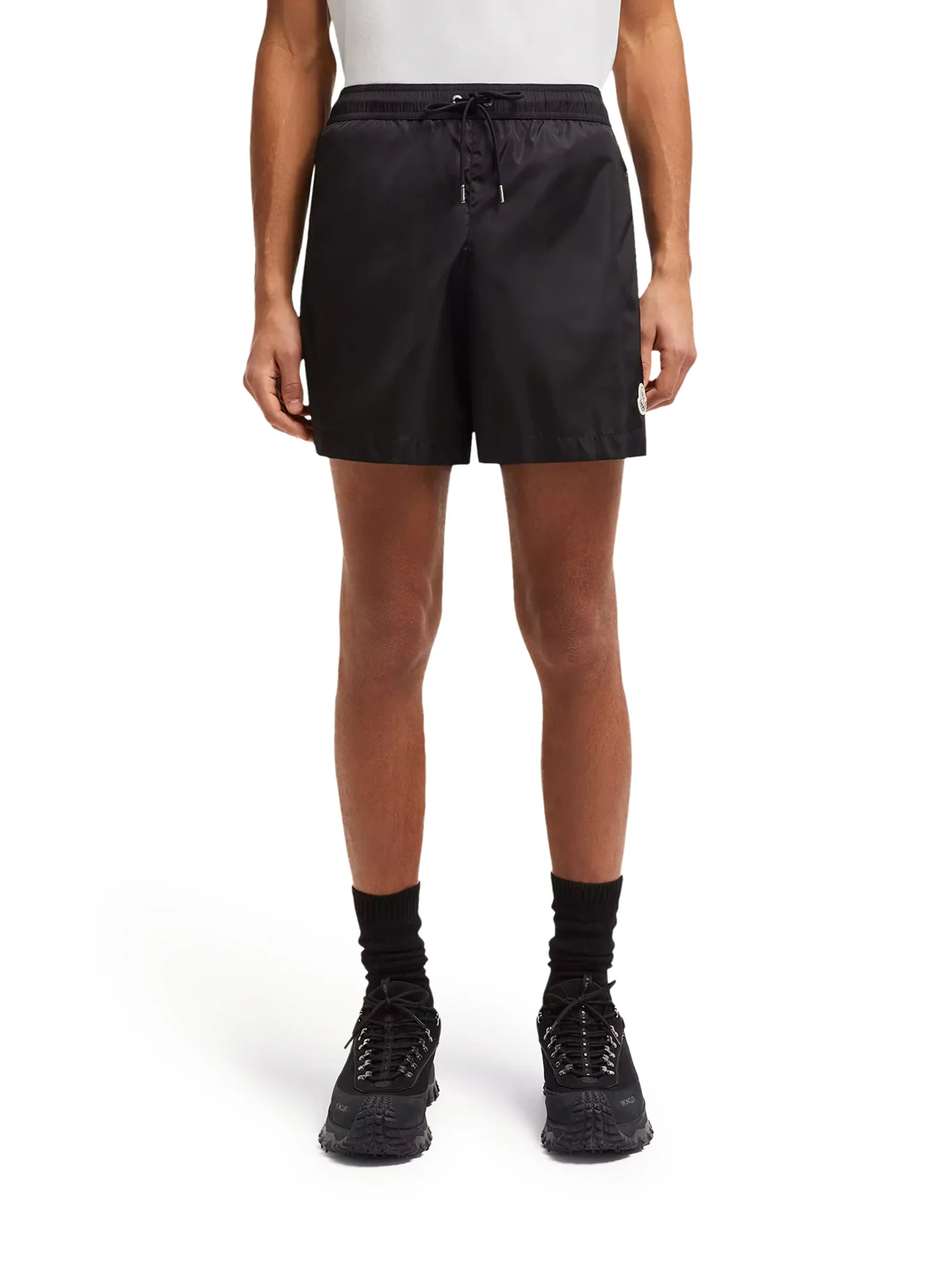 SWIMWEAR WITH LOGO PATCH - Image 3