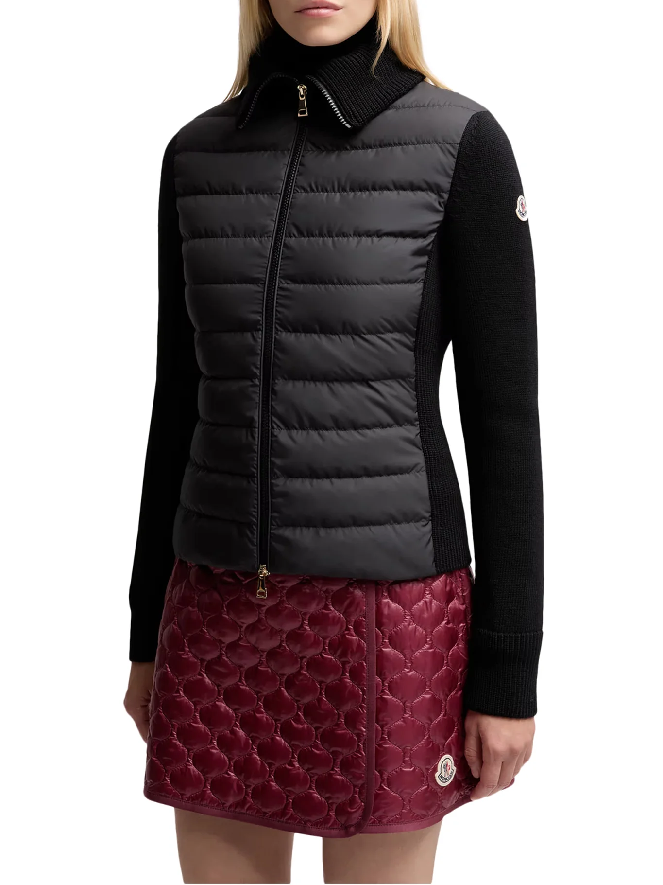 WOOL PADDED CARDIGAN WITH ZIP - Image 3