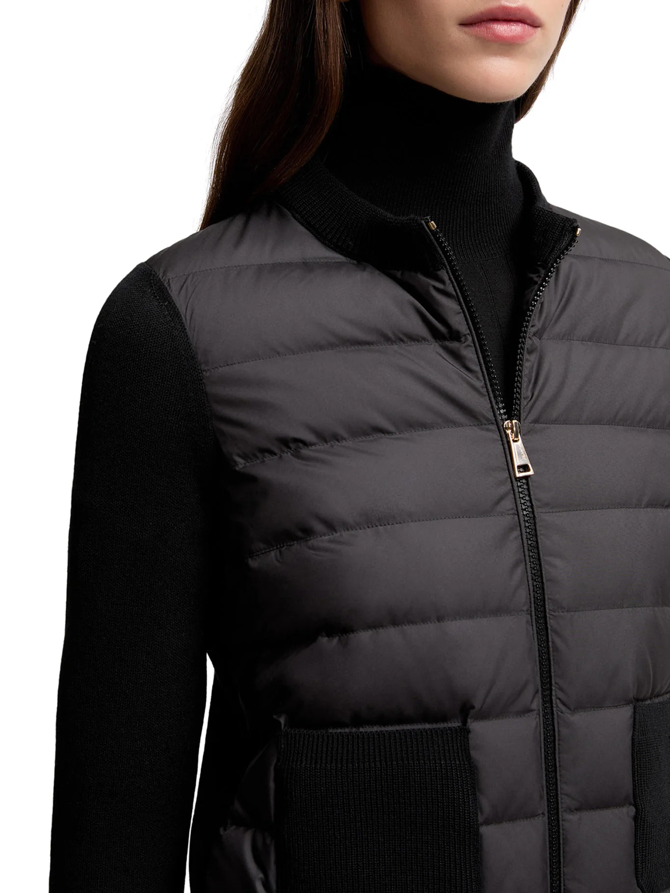 WOOL PADDED CARDIGAN WITH ZIP - Image 5