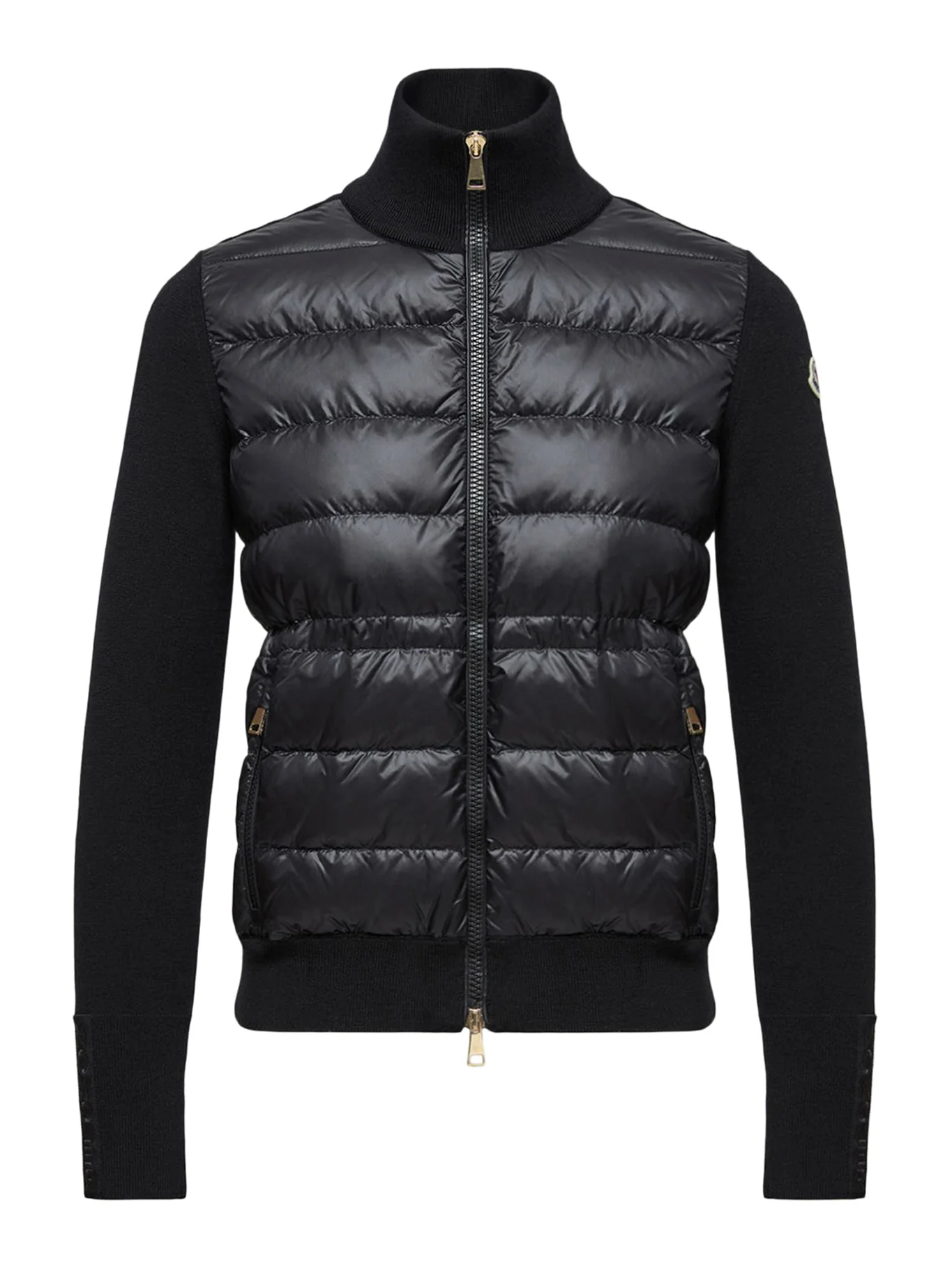 WOOL PADDED CARDIGAN WITH ZIP