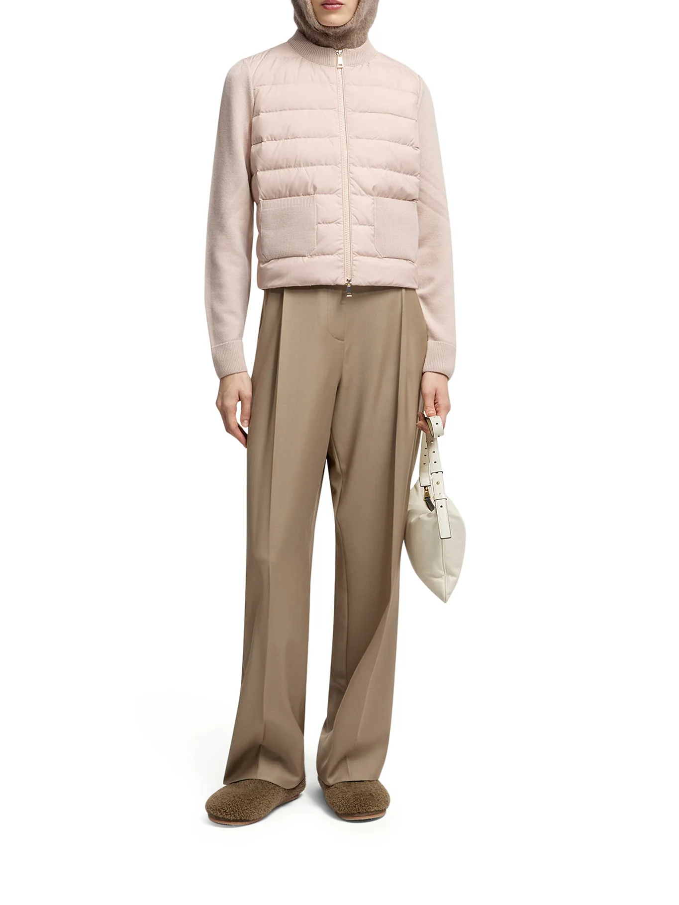 WOOL PADDED CARDIGAN WITH ZIP - Image 2