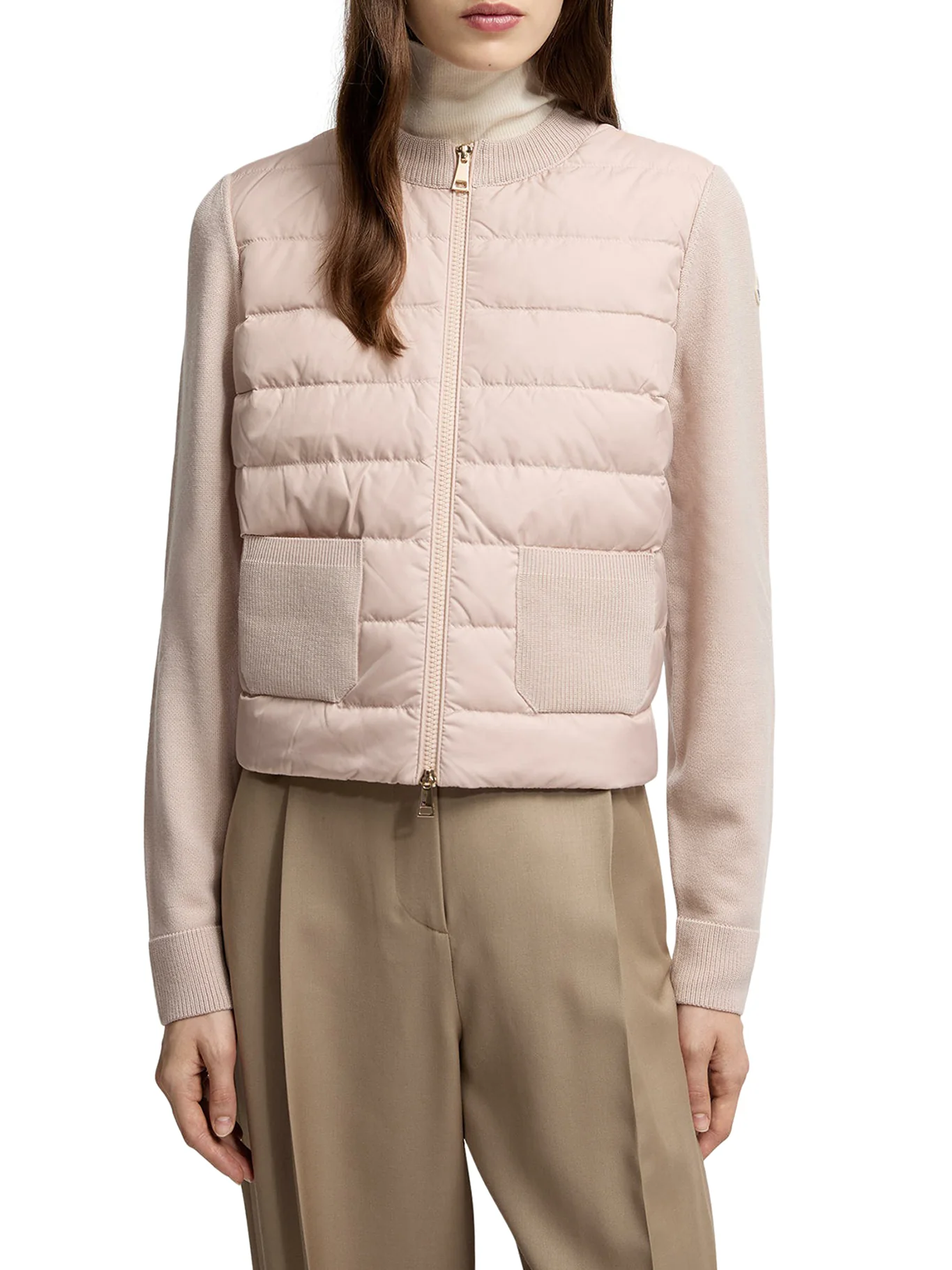 WOOL PADDED CARDIGAN WITH ZIP - Image 3
