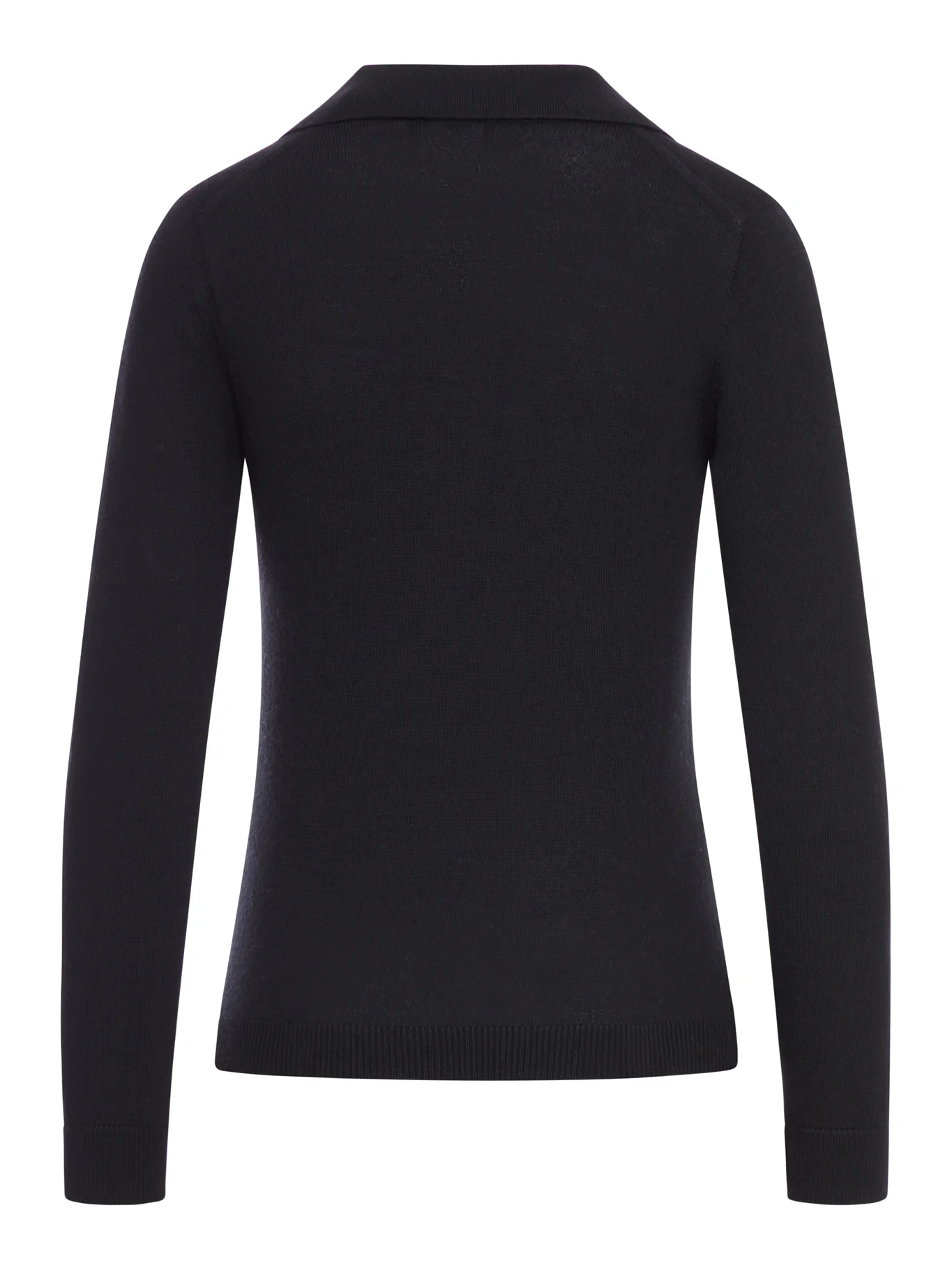 LONG-SLEEVED WOOL POLO SHIRT - Image 2