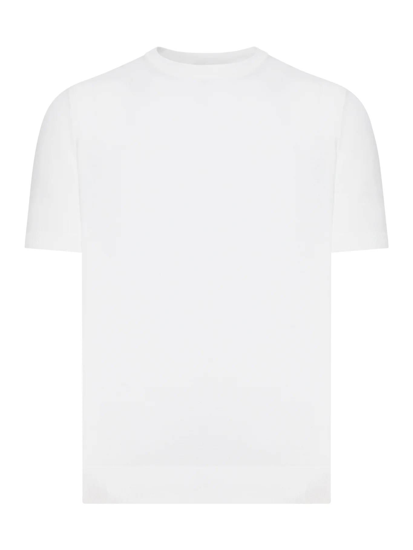 CREW NECK COTTON KNITTED T-SHIRT
