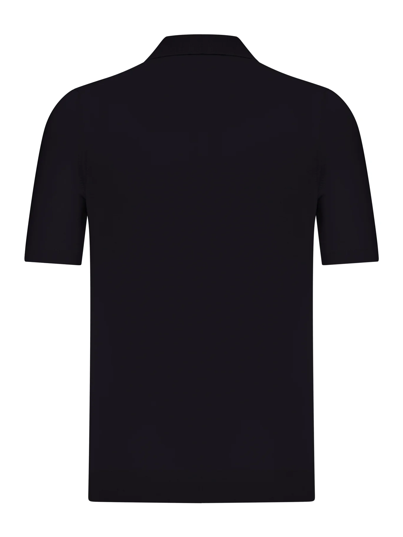 SILK V-NECK POLO SHIRT - Image 2