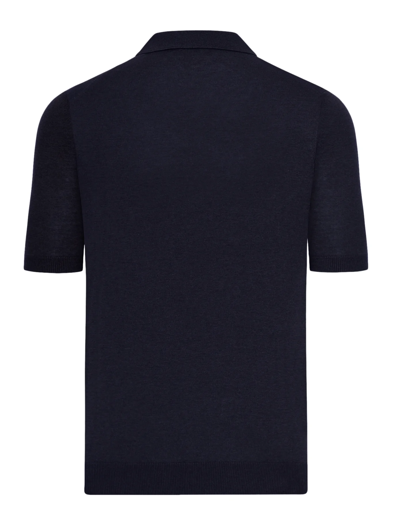 SILK V-NECK POLO SHIRT - Image 2