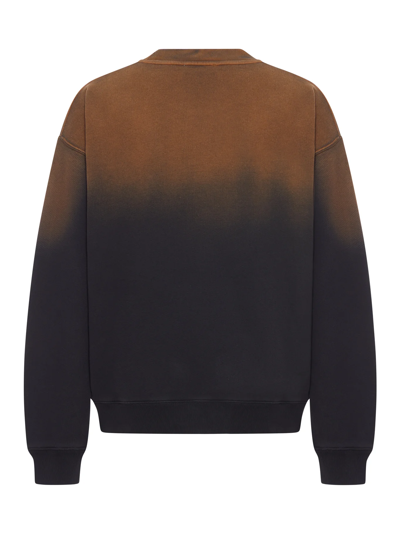 CREW NECK COTTON SWEATSHIRT WITH DEGRADED EFFECT - Image 2