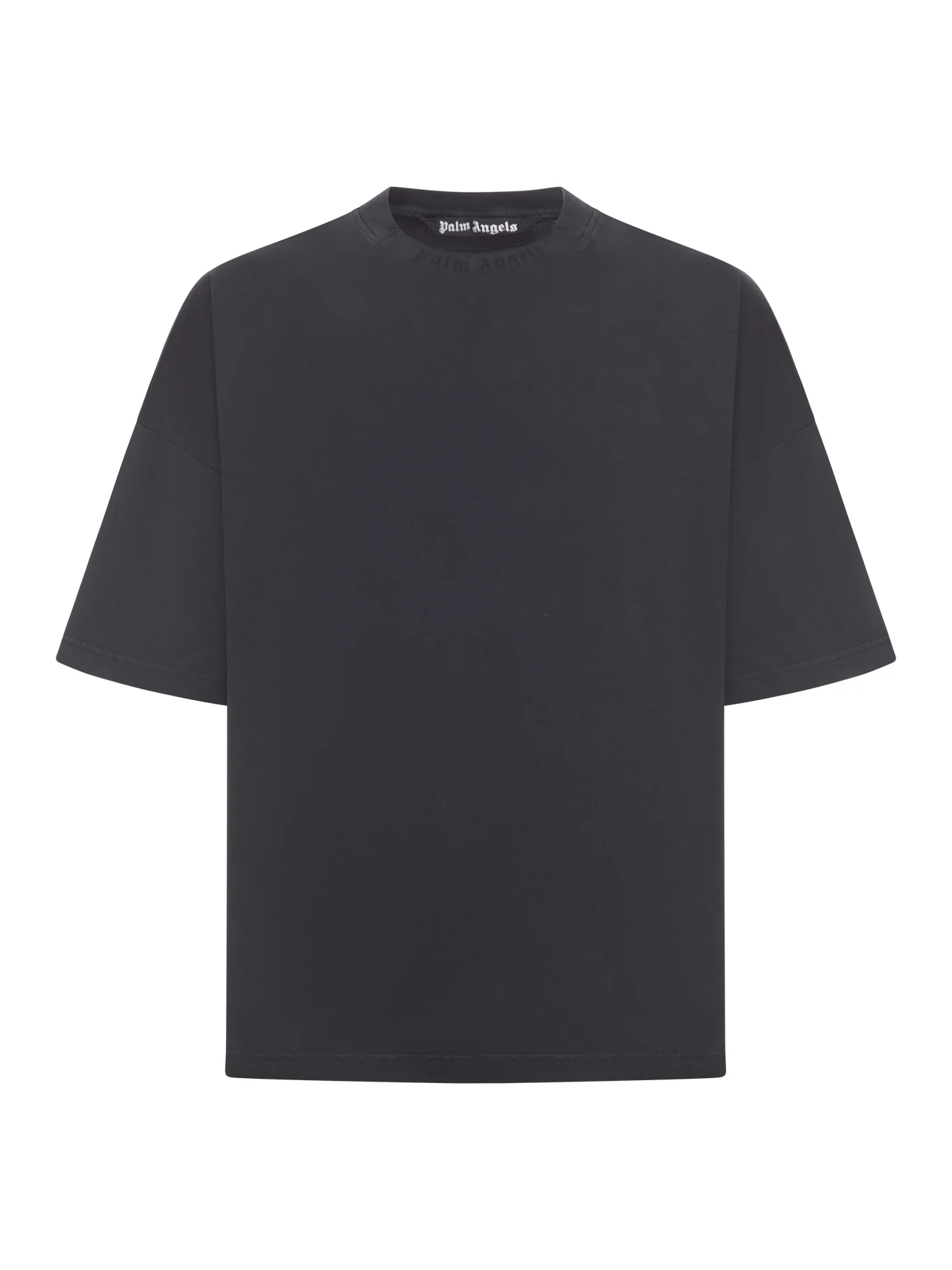 CURVED LOGO LOOSE COLLAR TEE