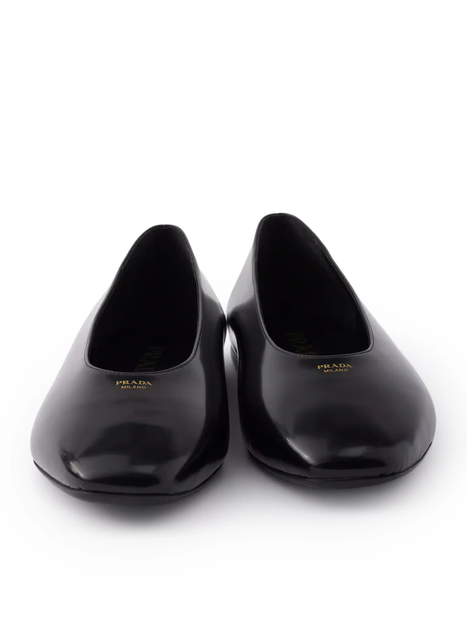 BRUSHED LEATHER BALLERINAS - Image 5