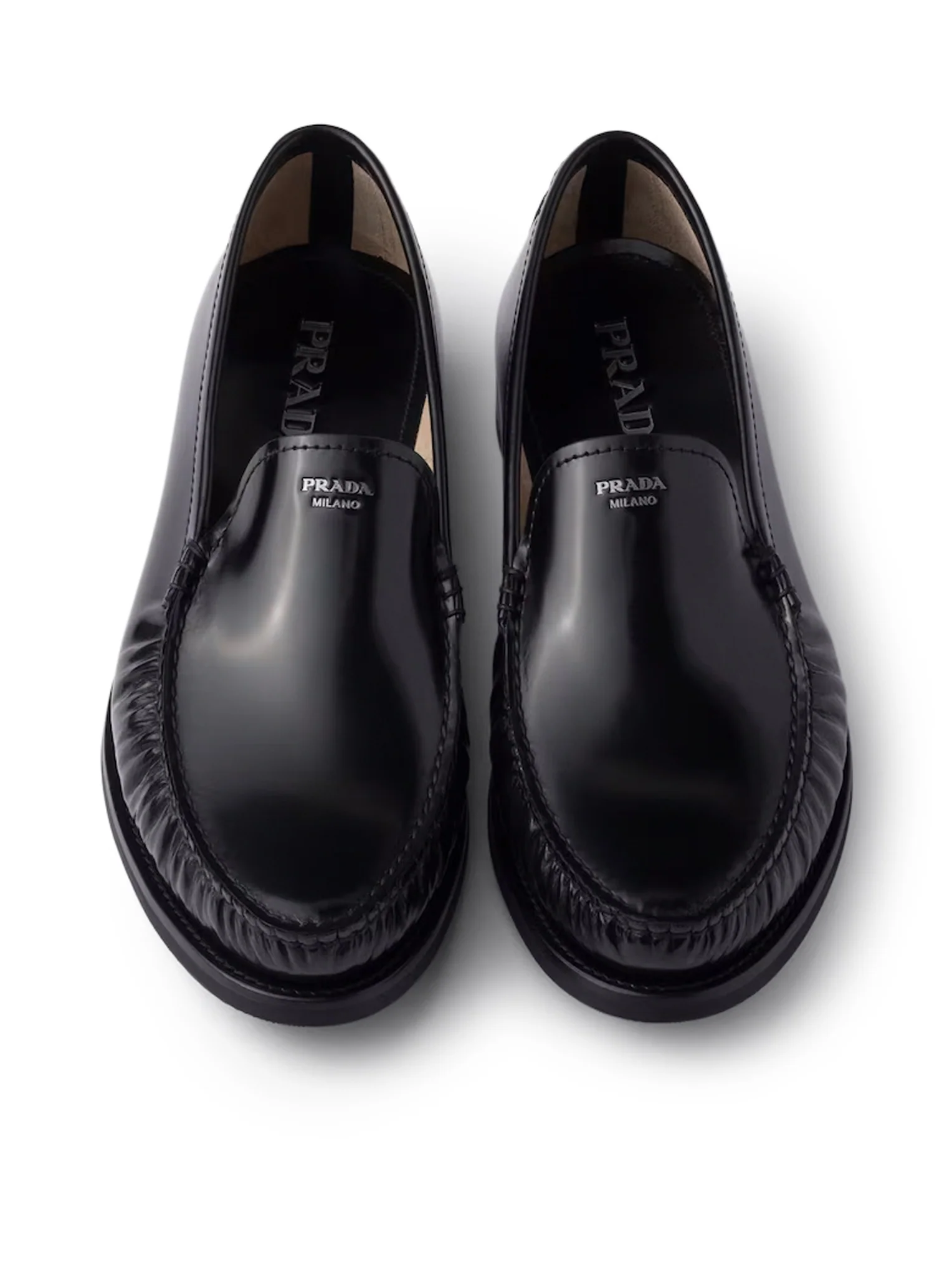 BRUSHED LEATHER LOAFERS - Image 5