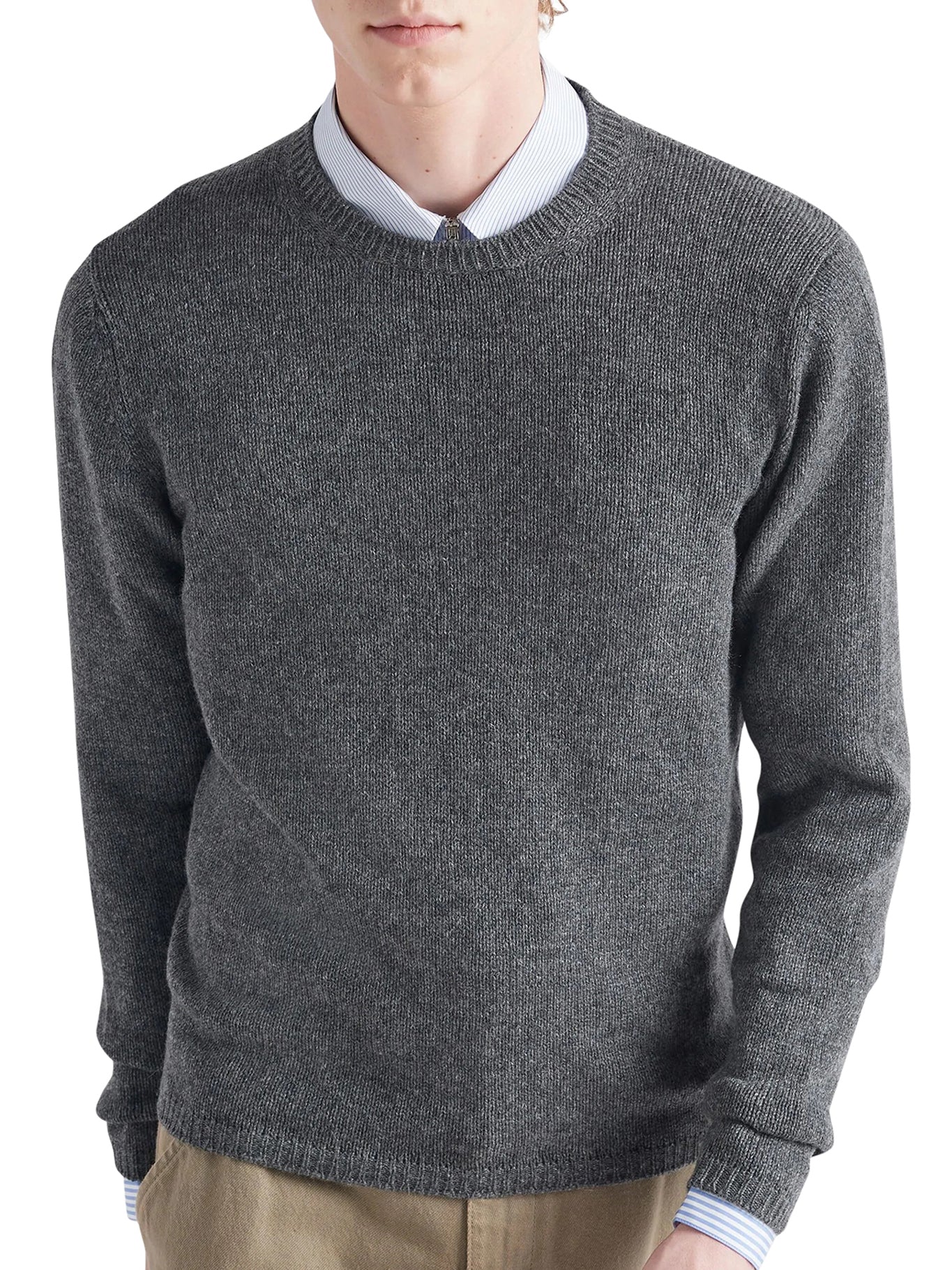 CREW NECK CASHMERE SWEATER - Image 3