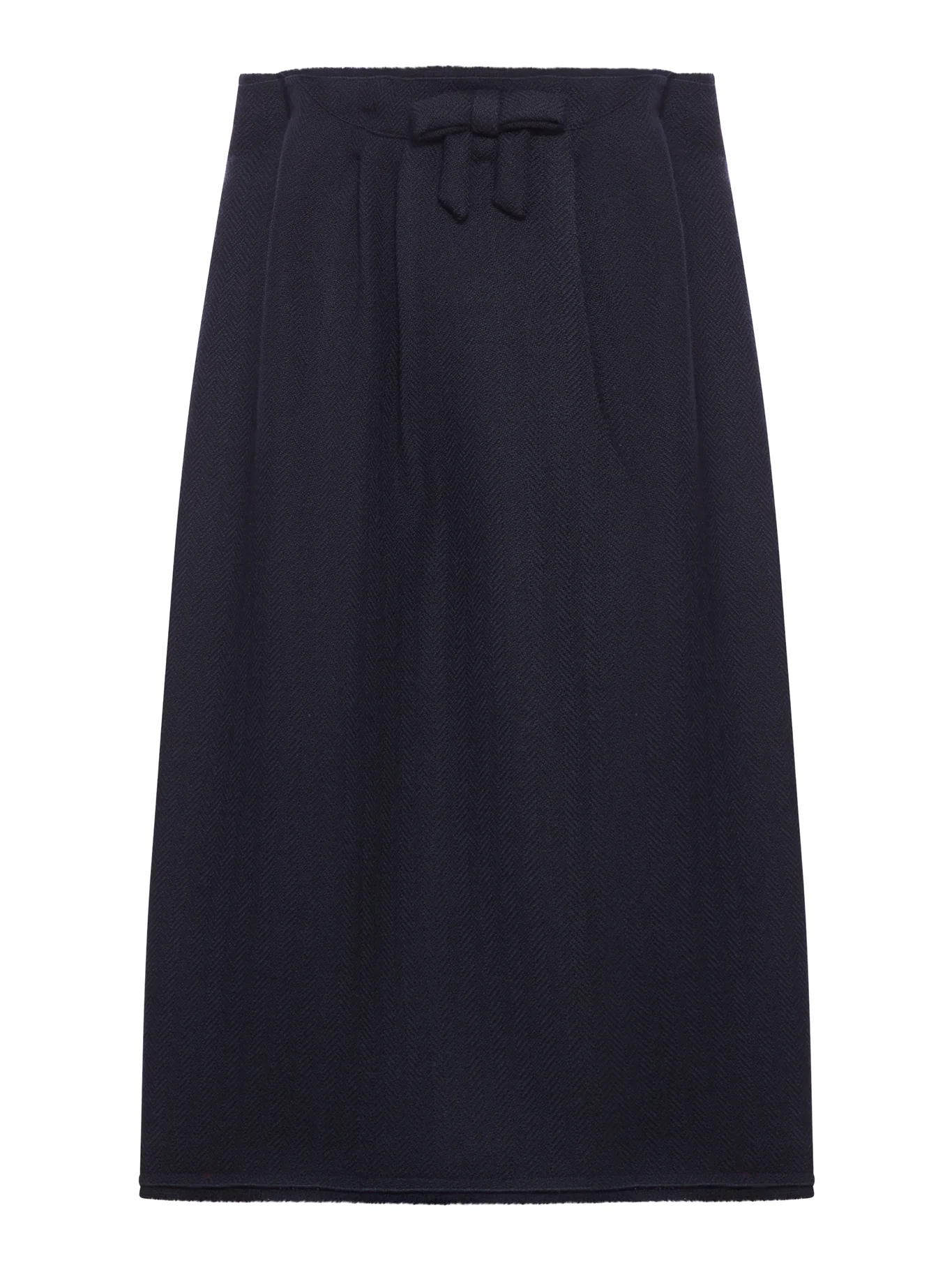 CHEVRON MIDI SKIRT