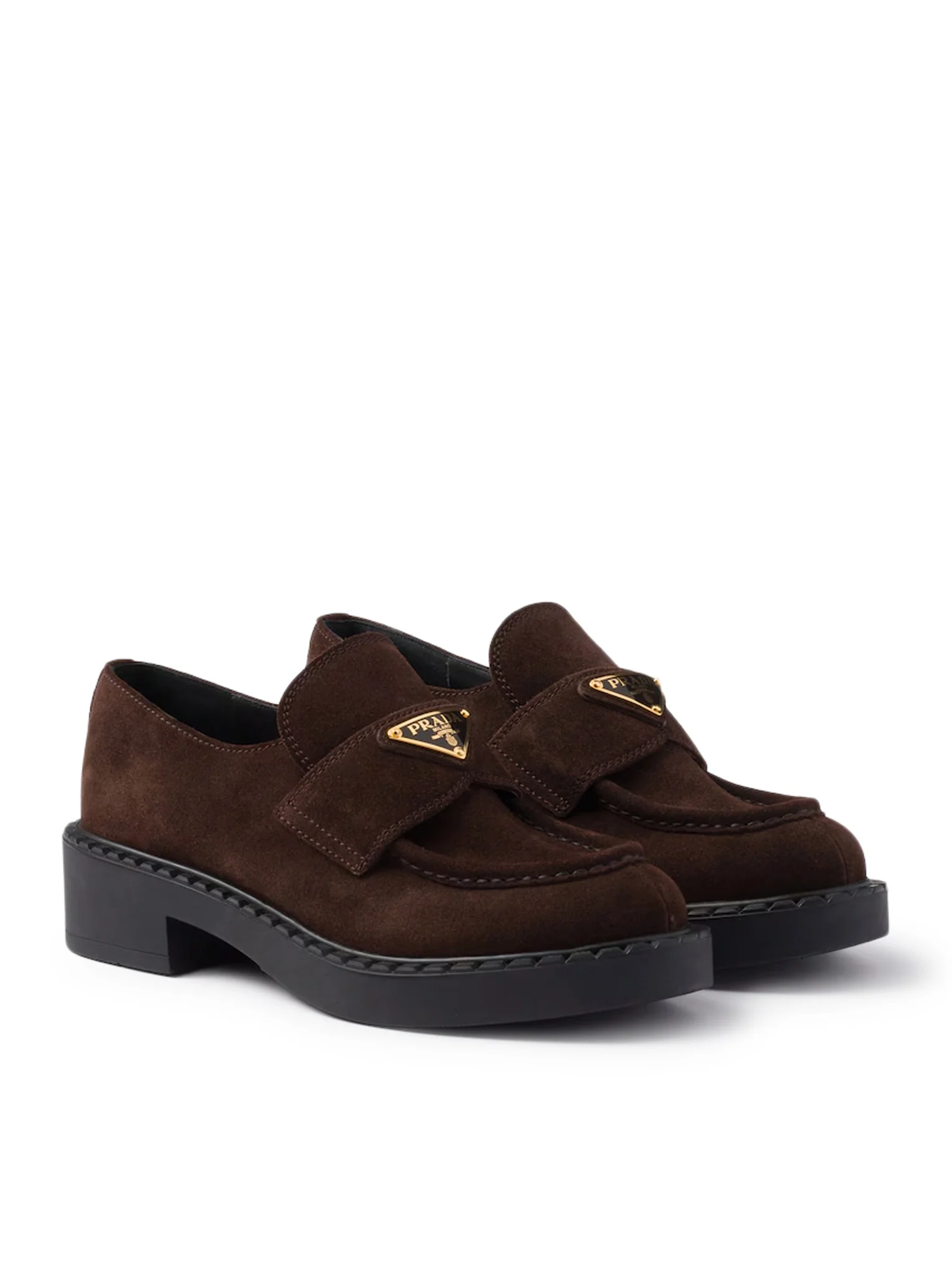 CHOCOLATE SUEDE LOAFERS - Image 3