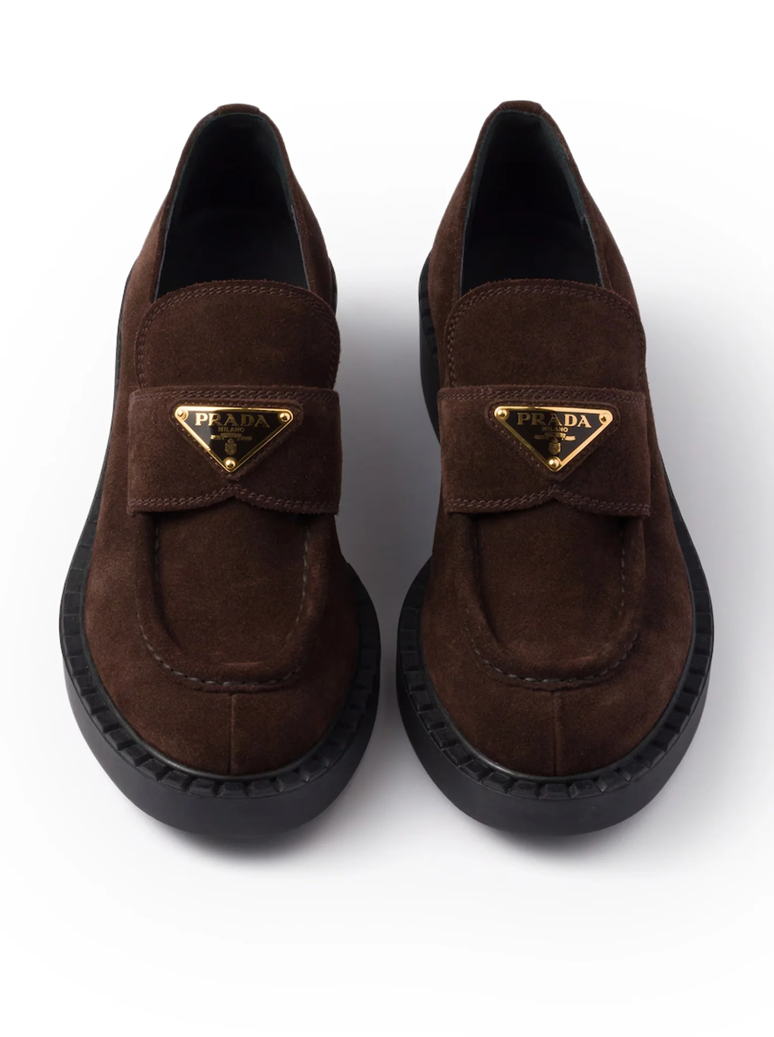 CHOCOLATE SUEDE LOAFERS - Image 5