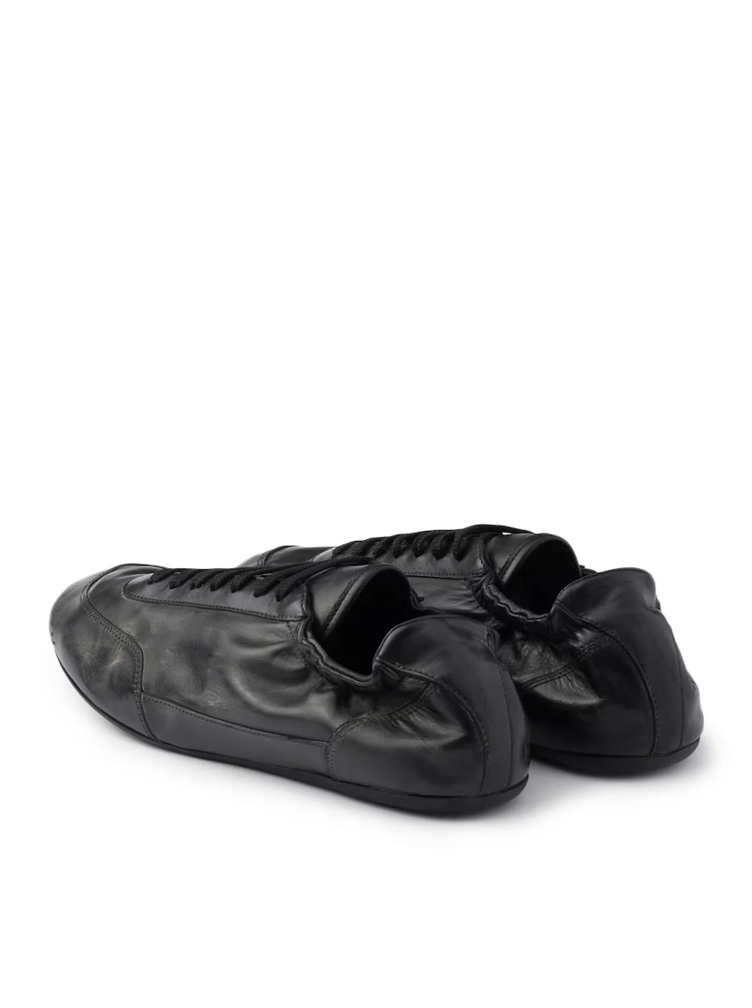 COLLAPSE LEATHER SNEAKERS - Image 5