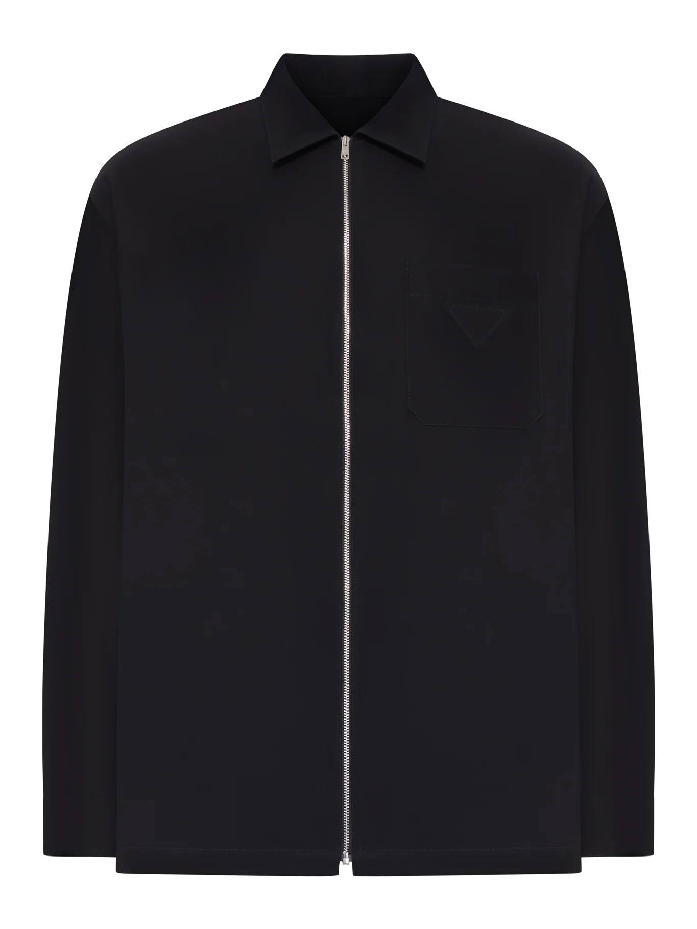 COTTON OVERSHIRT WITH ZIP