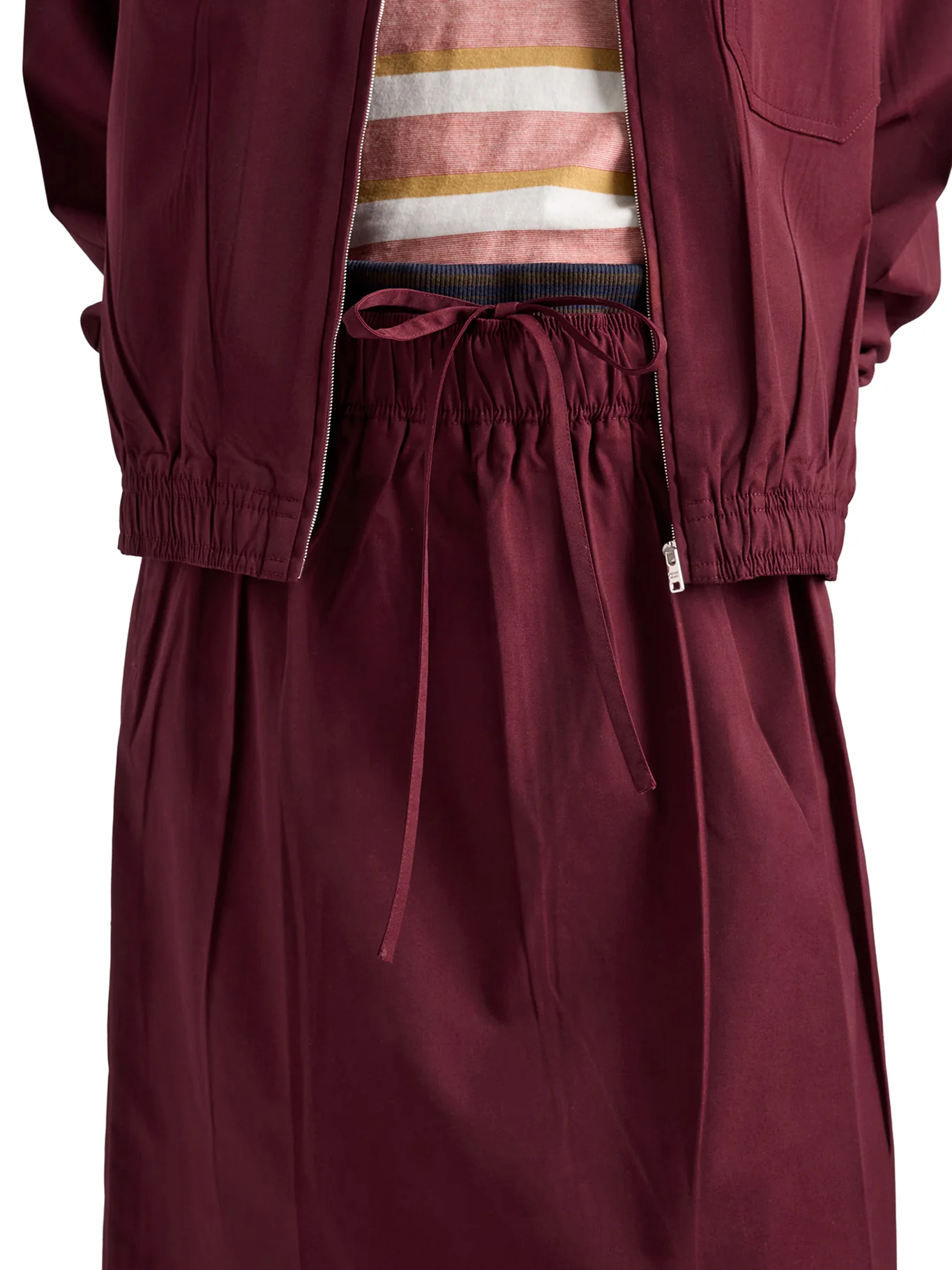 COTTON POPLIN MIDI SKIRT - Image 5