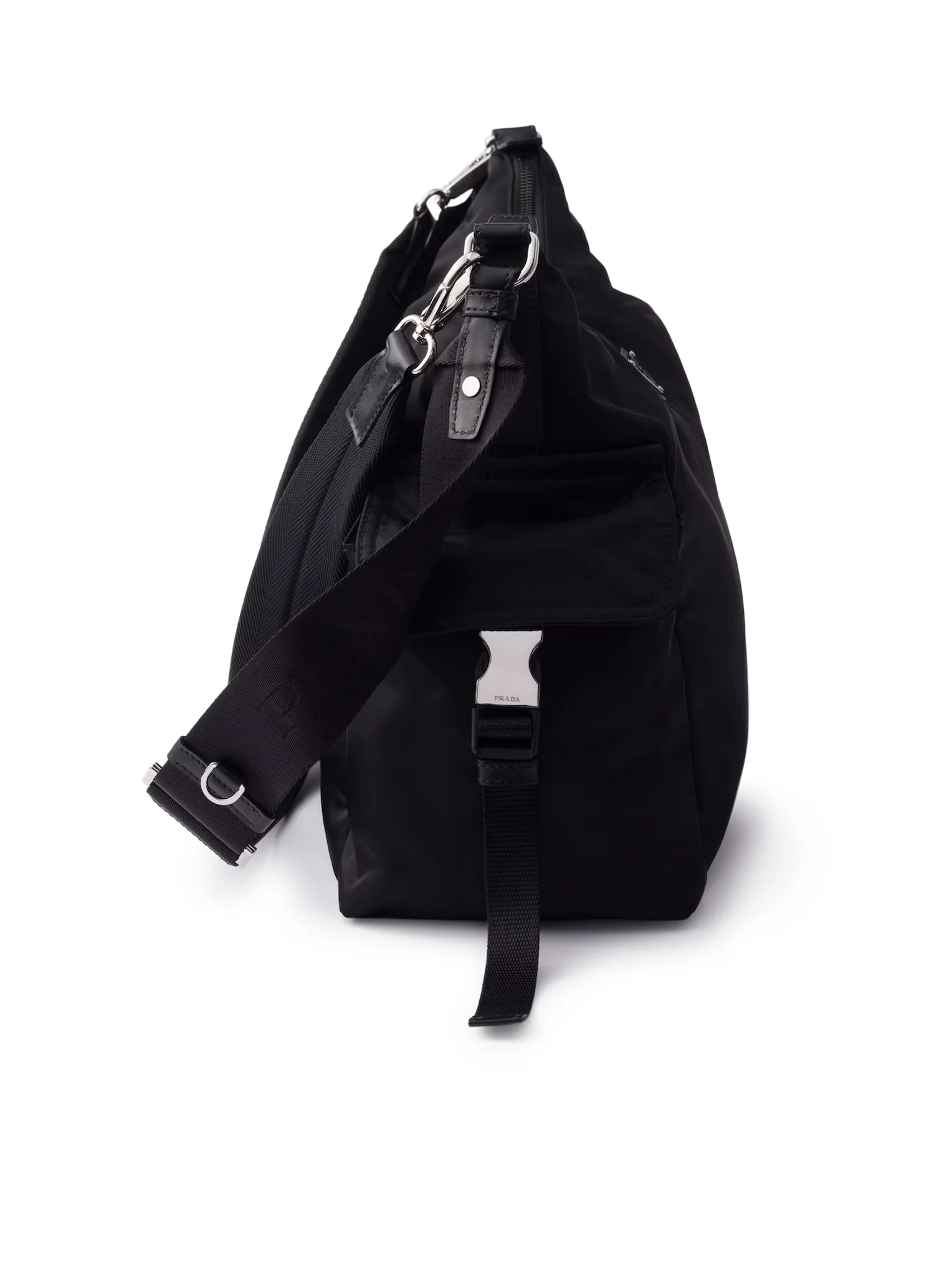 EXPLORE BAG IN RE-NYLON AND LEATHER - Image 7