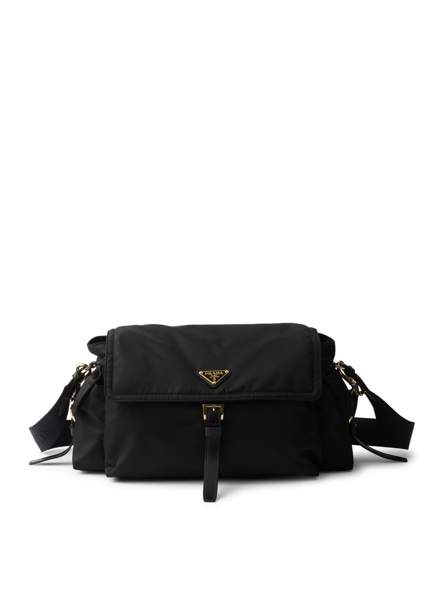 EXPLORE LARGE RE-NYLON BAG WITH FLAP