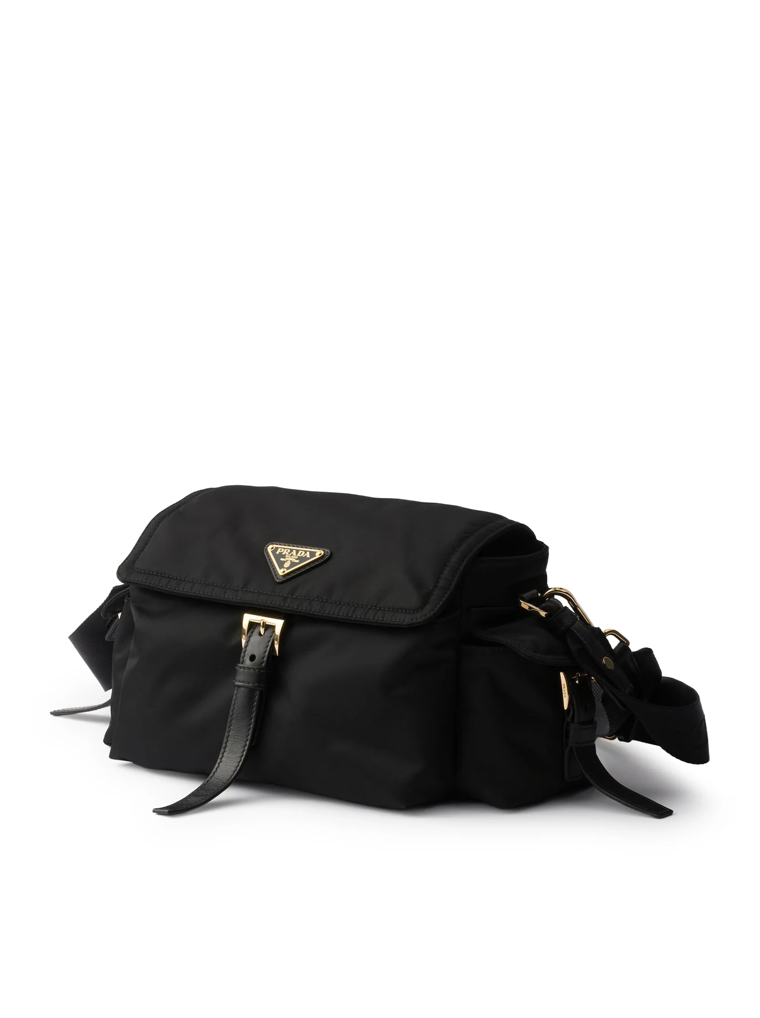 EXPLORE MEDIUM RE-NYLON BAG WITH FLAP - Image 6