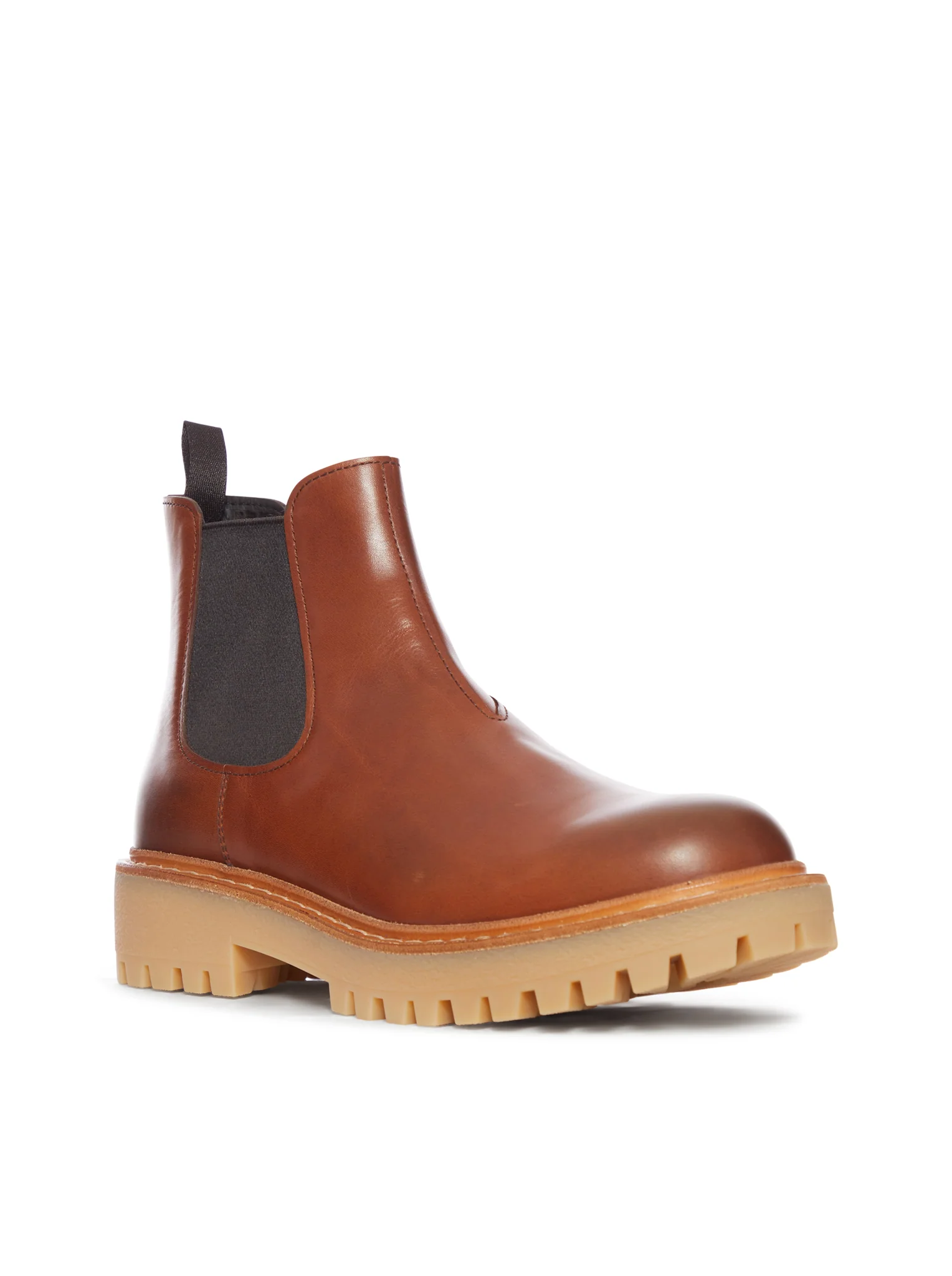 SMOOTH CALF LEATHER ANKLE BOOTS - Image 2
