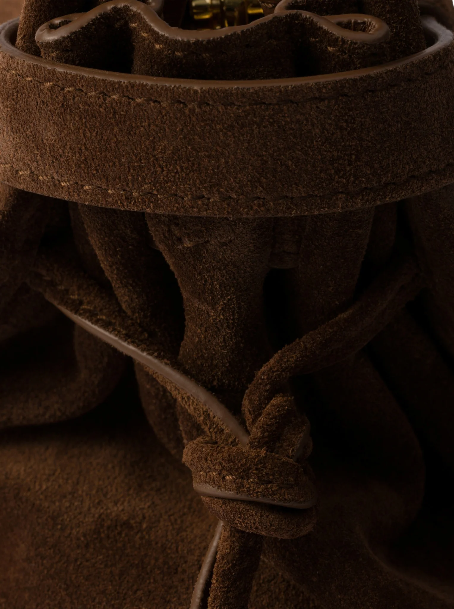 PRADA BONNIE LARGE SUEDE HANDBAG - Image 9