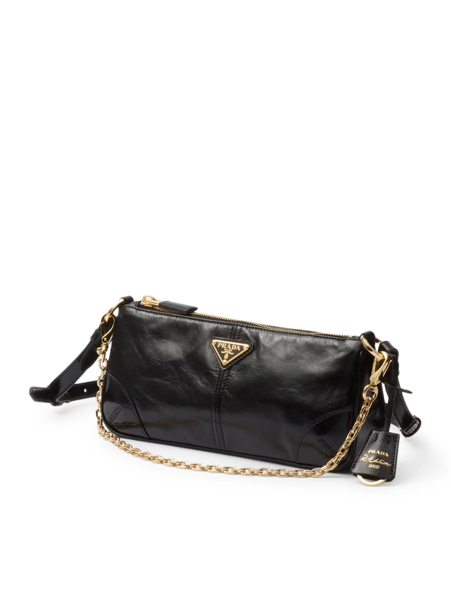PRADA RE-EDITION 2002 MEDIUM LEATHER SHOULDER BAG - Image 5