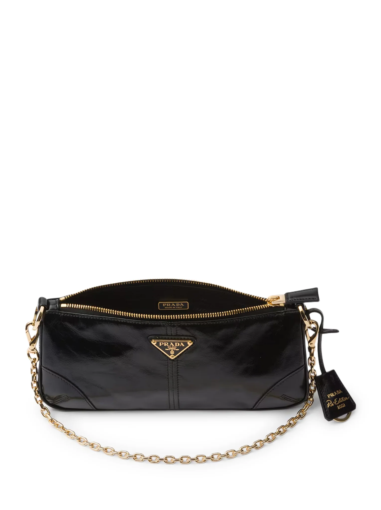 PRADA RE-EDITION 2002 MEDIUM LEATHER SHOULDER BAG - Image 8