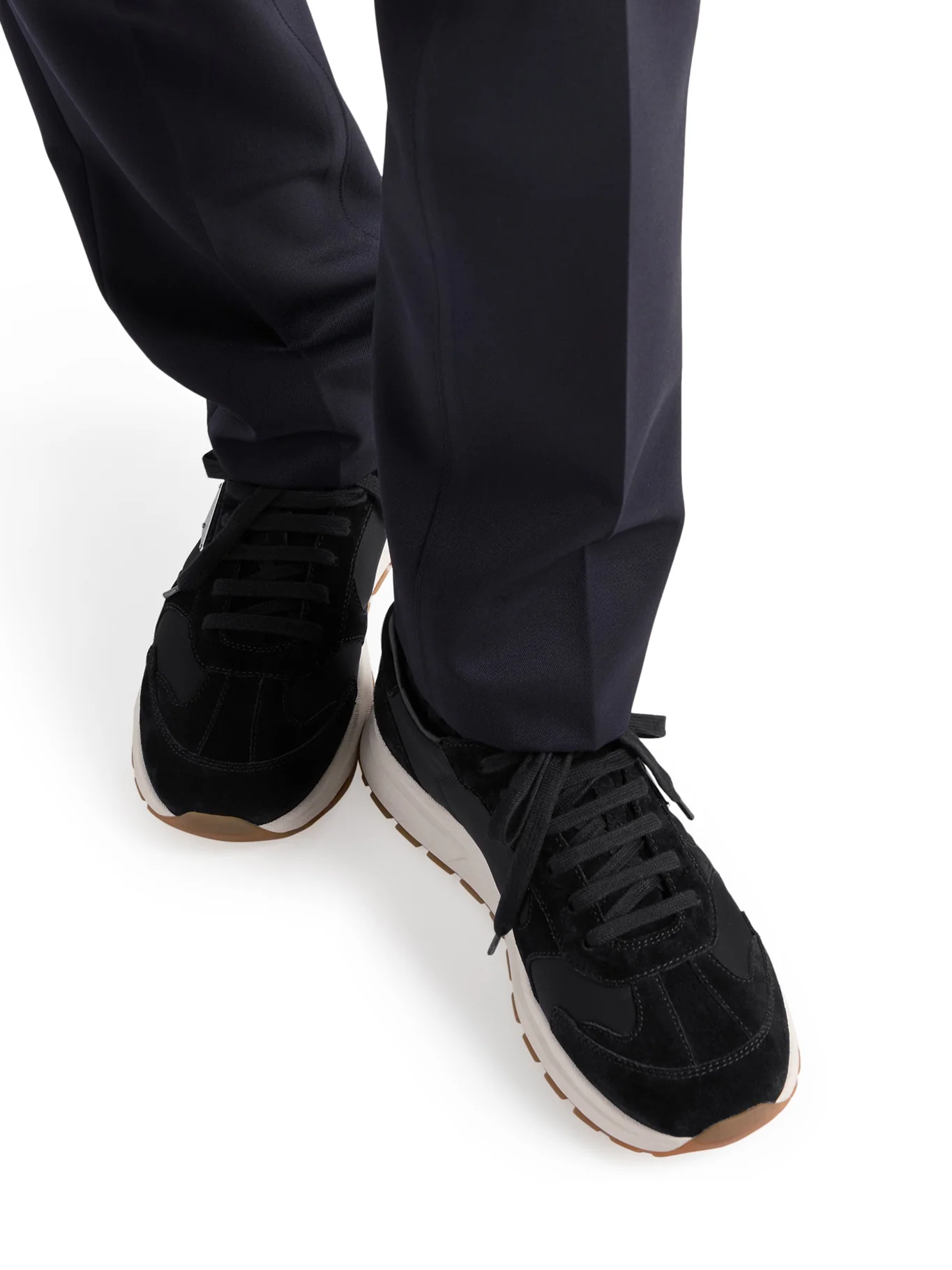PRAX SUEDE AND RE-NYLON SNEAKERS - Image 2