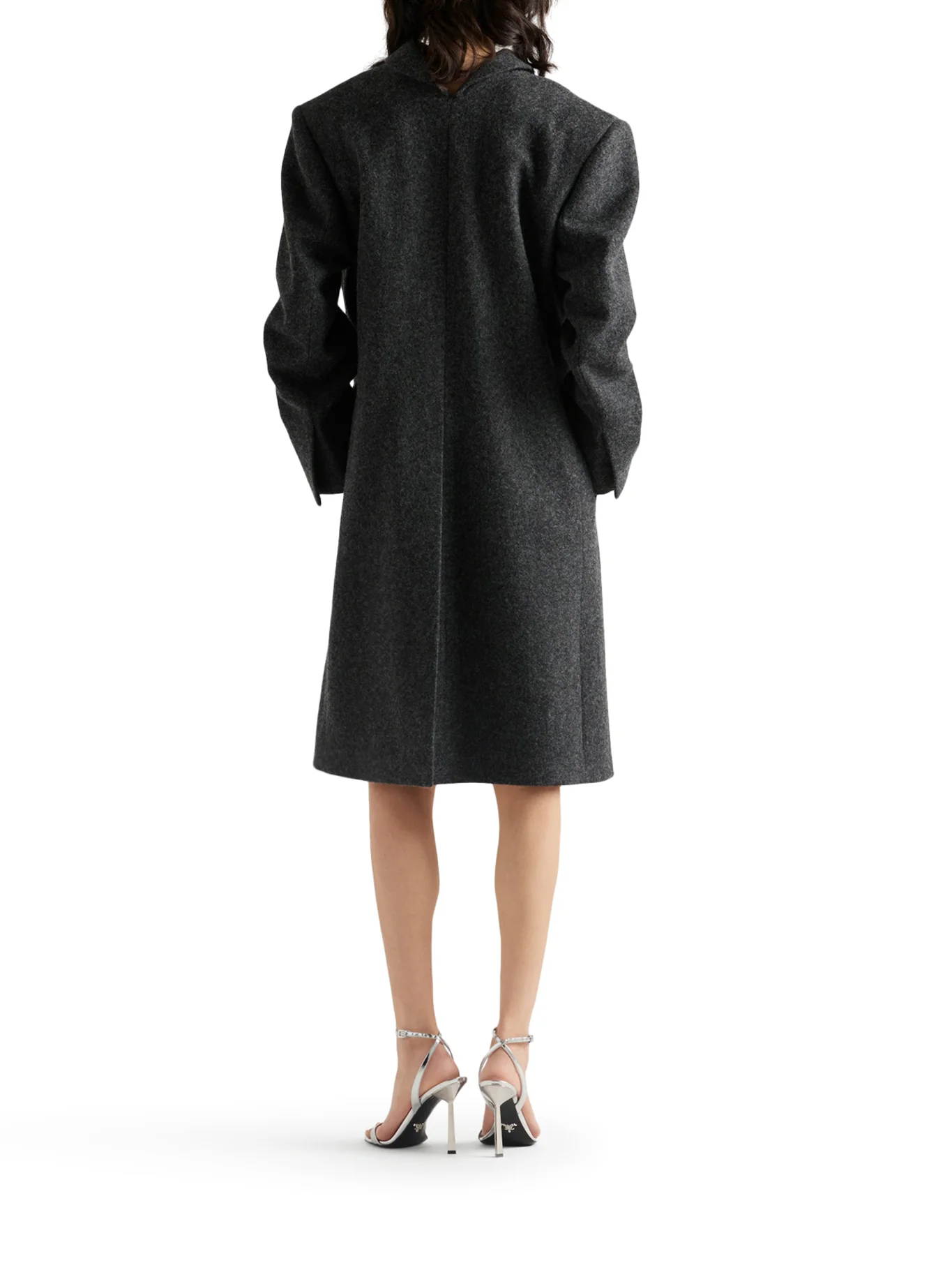 SHETLAND WOOL COAT WITH JEWEL BUTTONS - Image 3