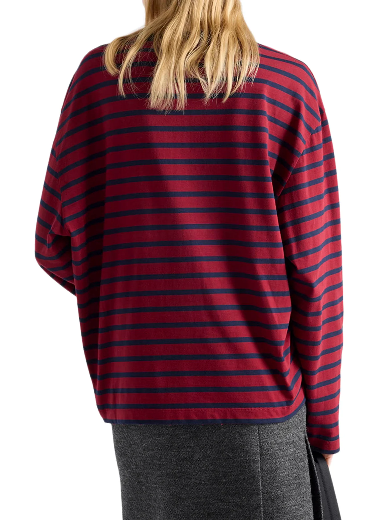 STRIPED COTTON SWEATER - Image 3