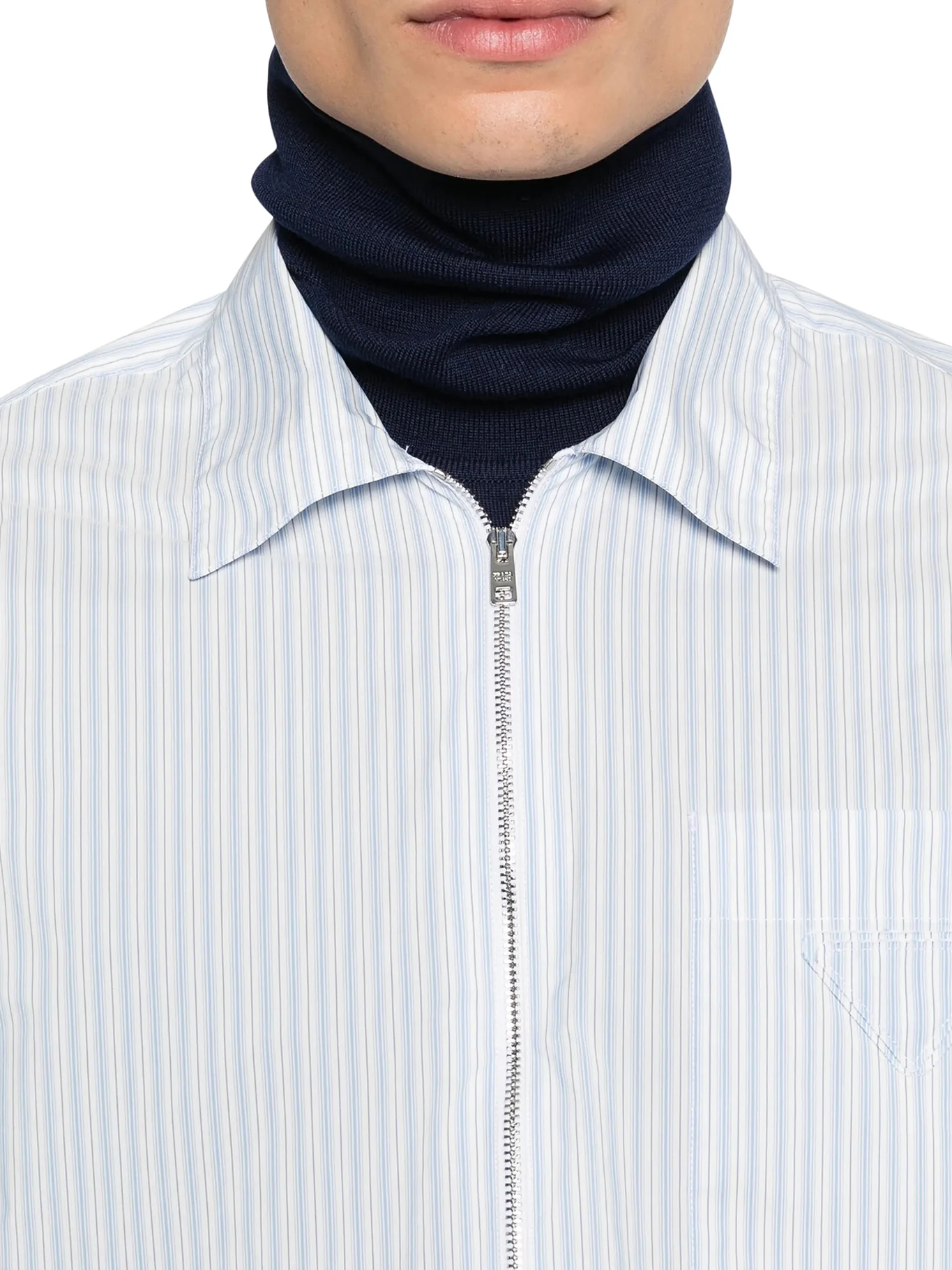 TECHNICAL FABRIC SHIRT WITH STRIPED PATTERN - Image 5