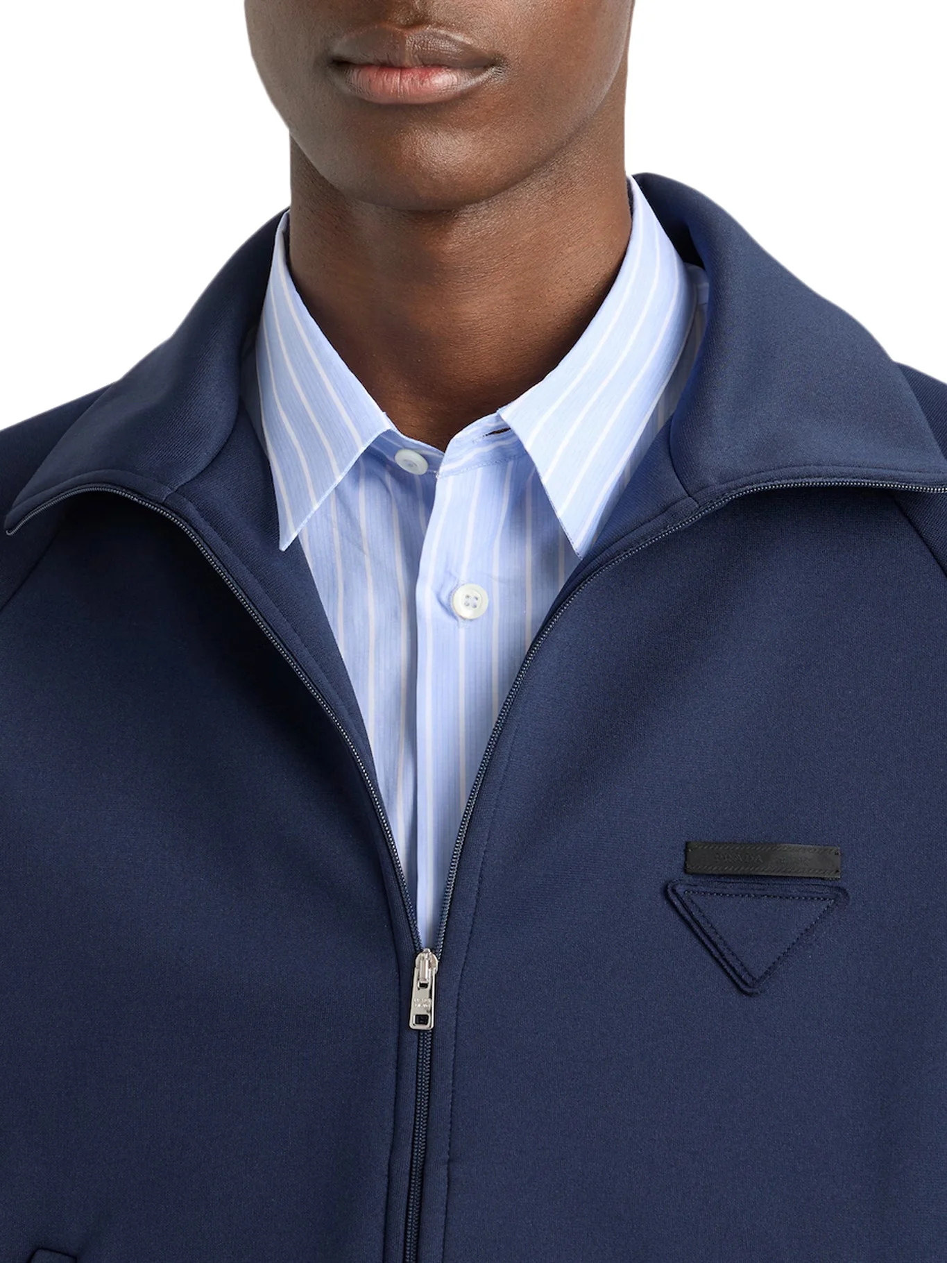 TECHNICAL FABRIC ZIP-UP SWEATSHIRT - Image 6
