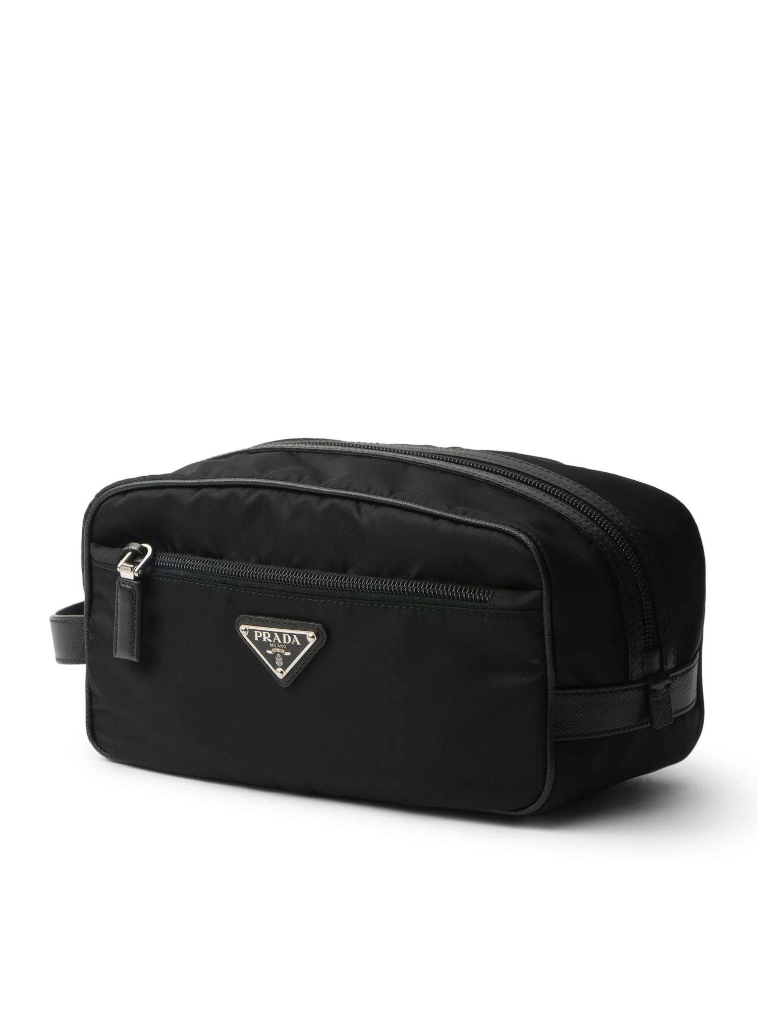 TRAVEL POUCH IN RE-NYLON AND SAFFIANO - Image 3