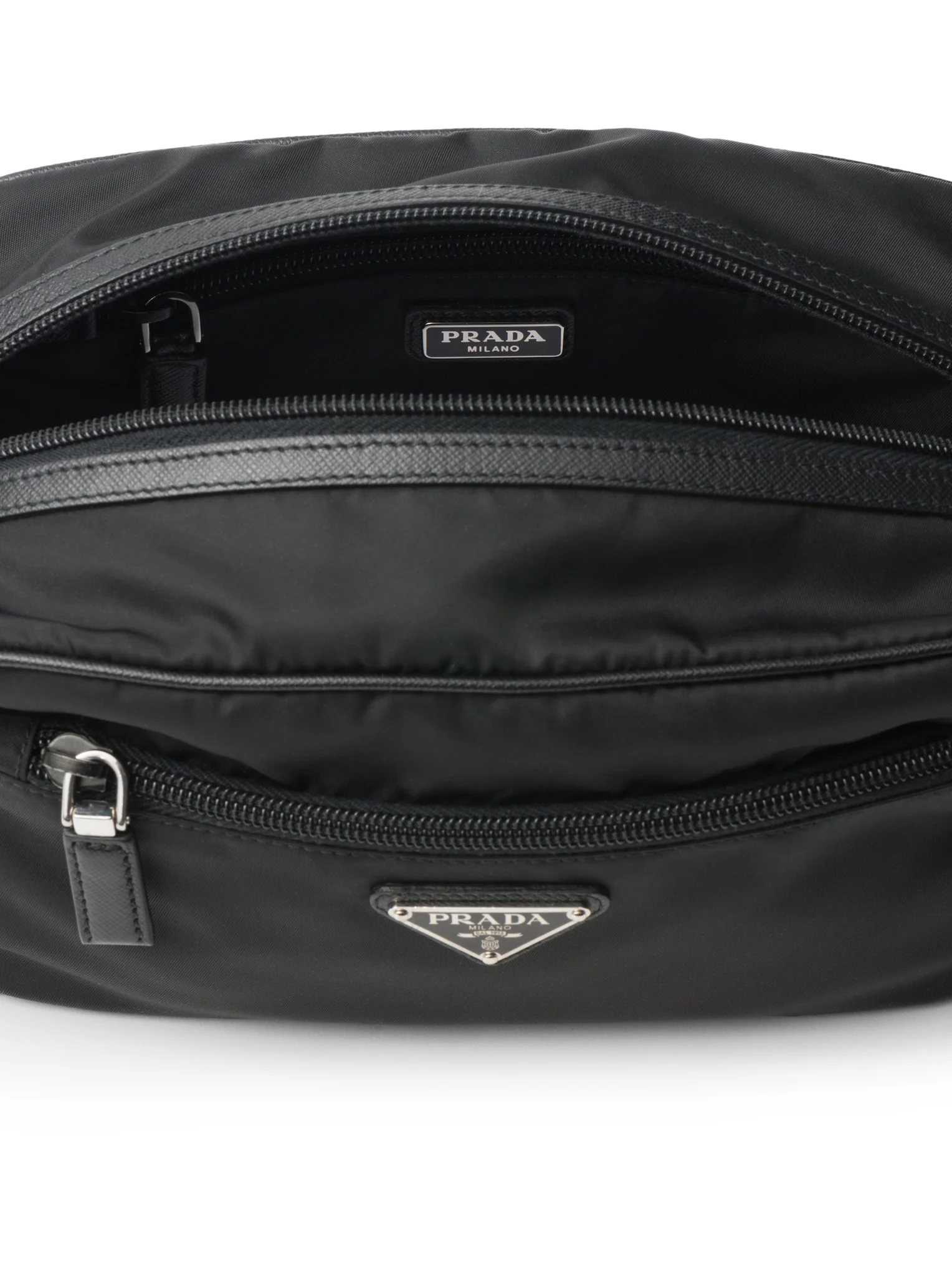 TRAVEL POUCH IN RE-NYLON AND SAFFIANO - Image 5