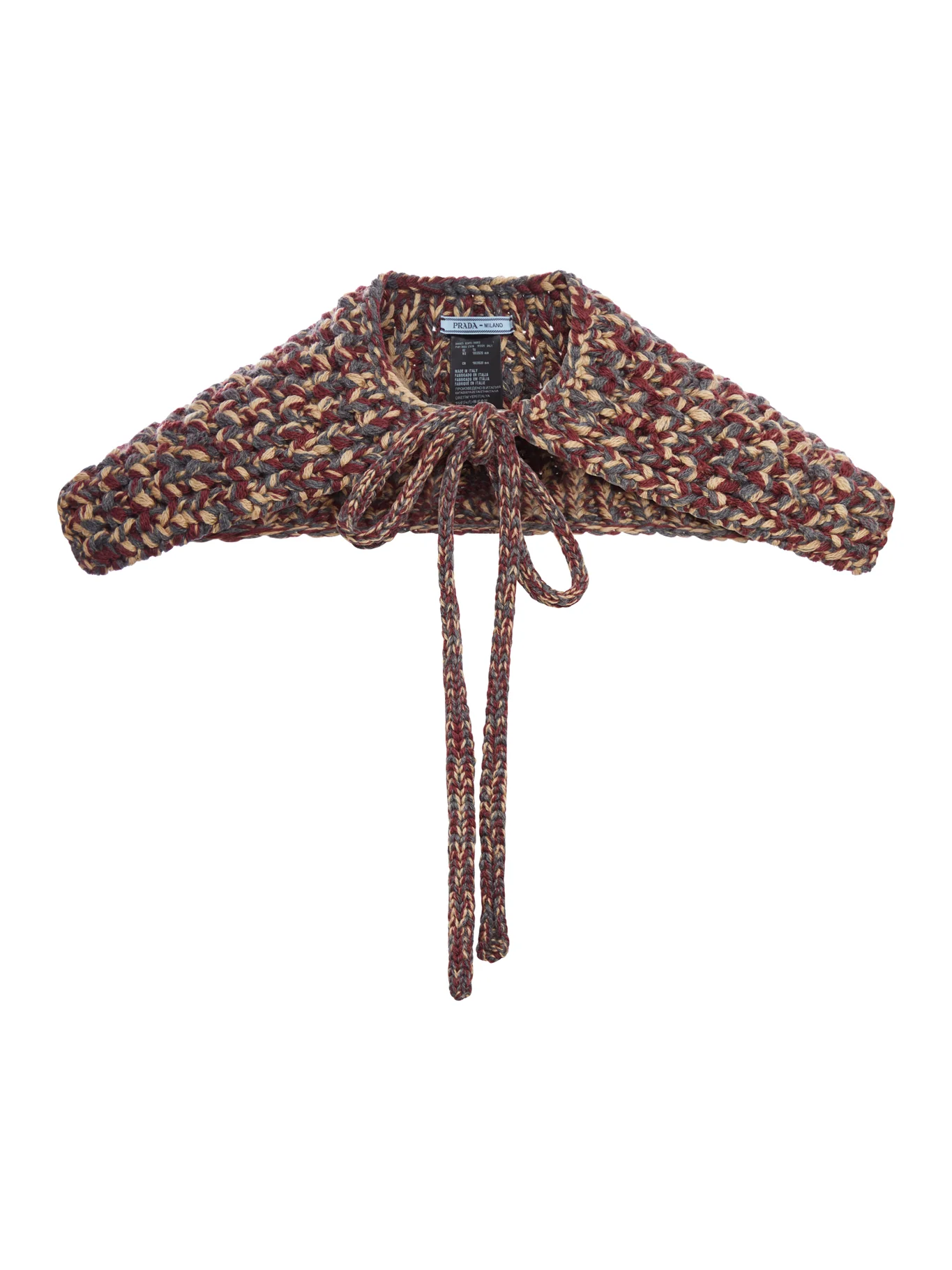 WOVEN KNIT SHAWL IN AN ENGLISH WOOL AND CASHMERE BLEND
