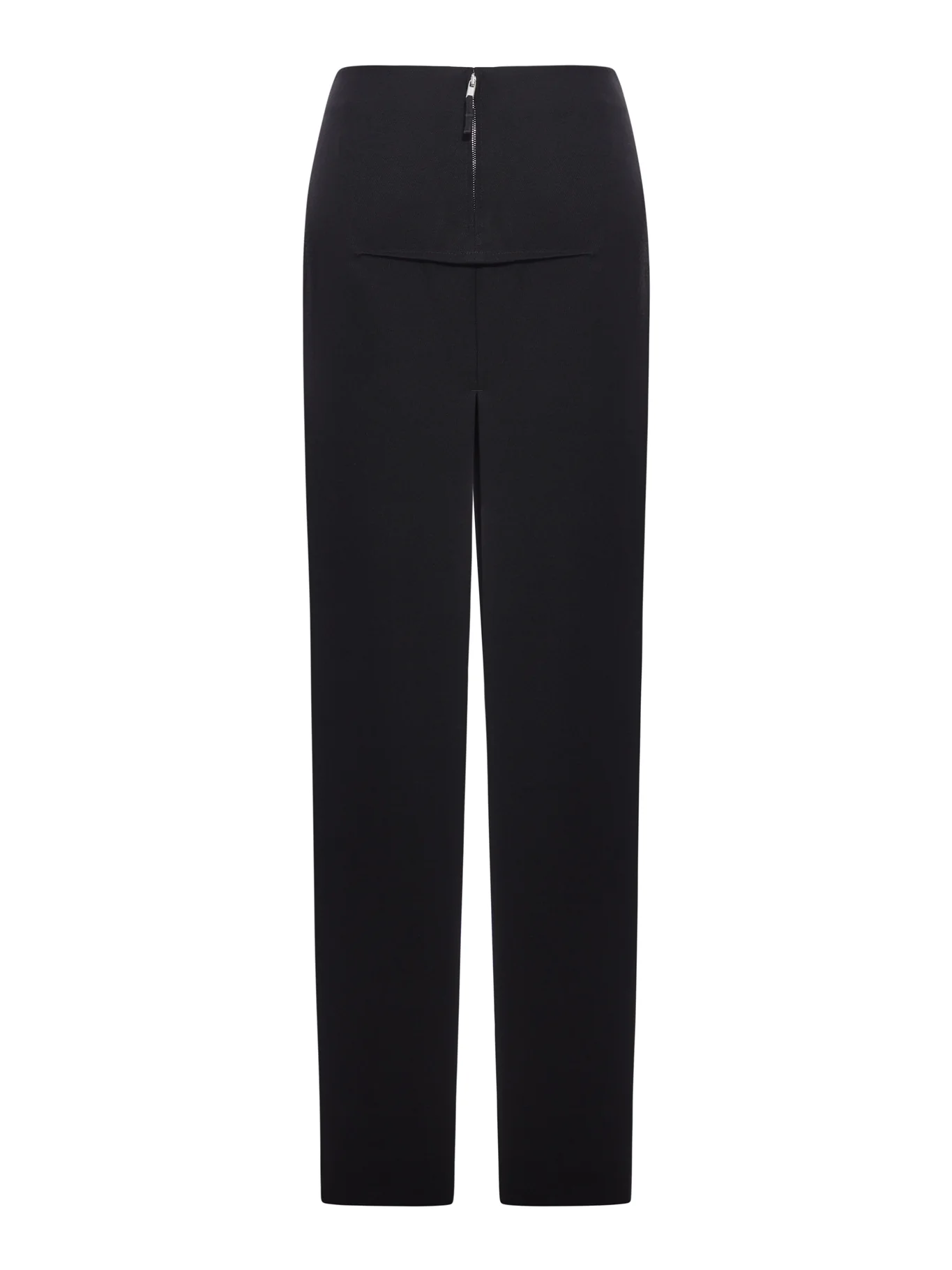 LONG SLICED WOOL SKIRT - Image 2