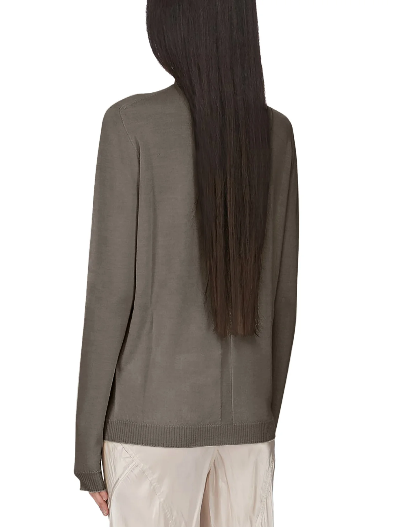 V-NECK SWEATER IN VIRGIN WOOL - Image 4