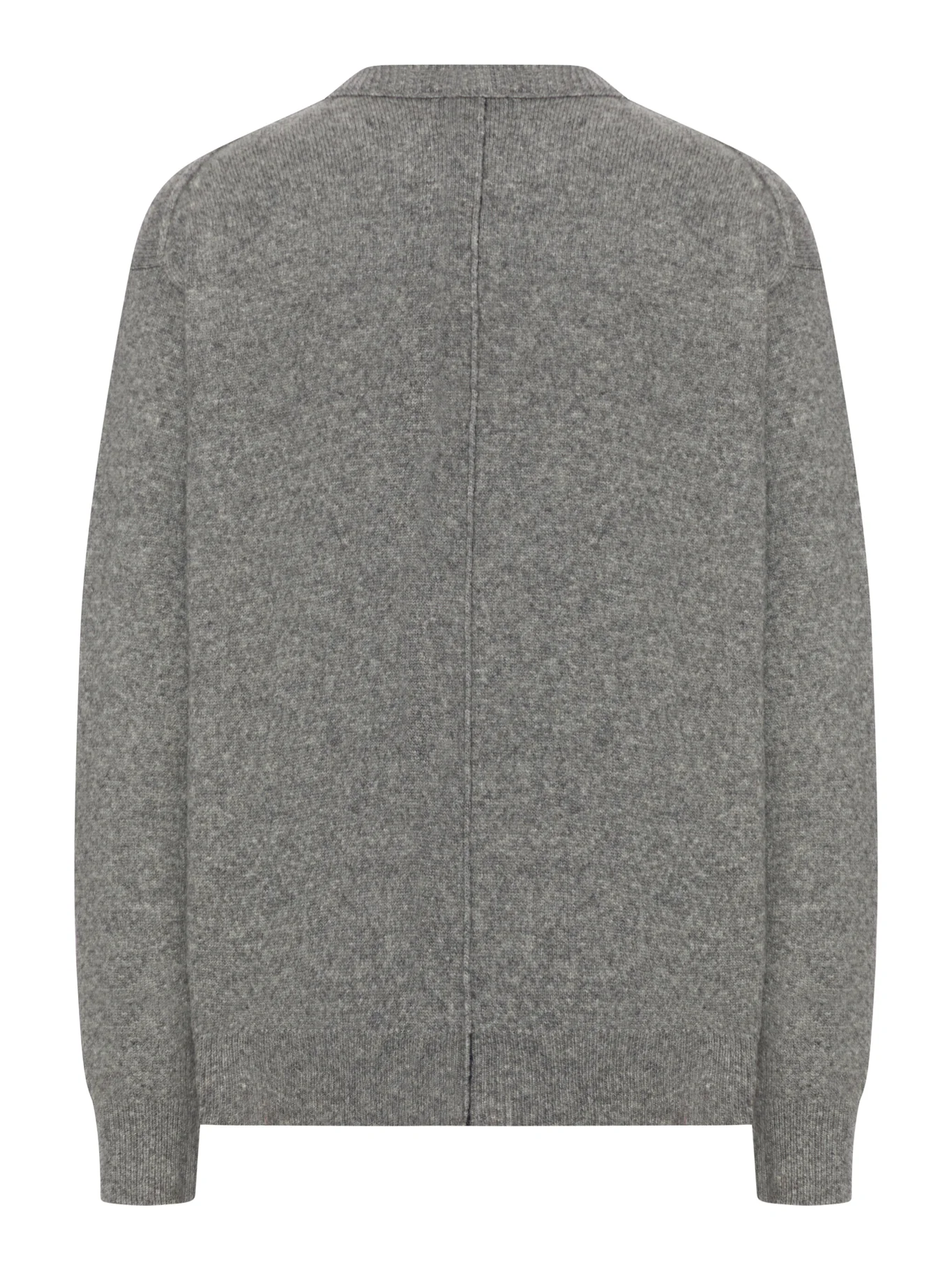 CREW NECK SWEATER IN MELANGE EFFECT WOOL - Image 2