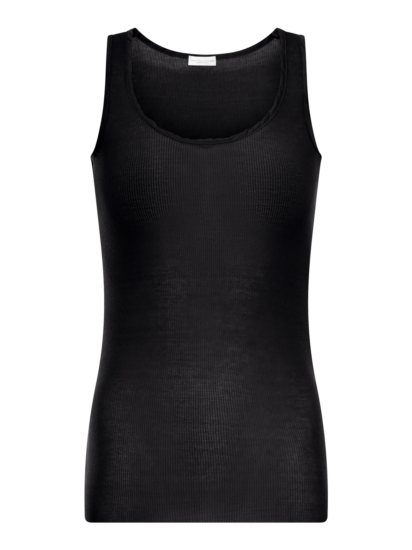 SLEEVELESS RIBBED KNIT TOP