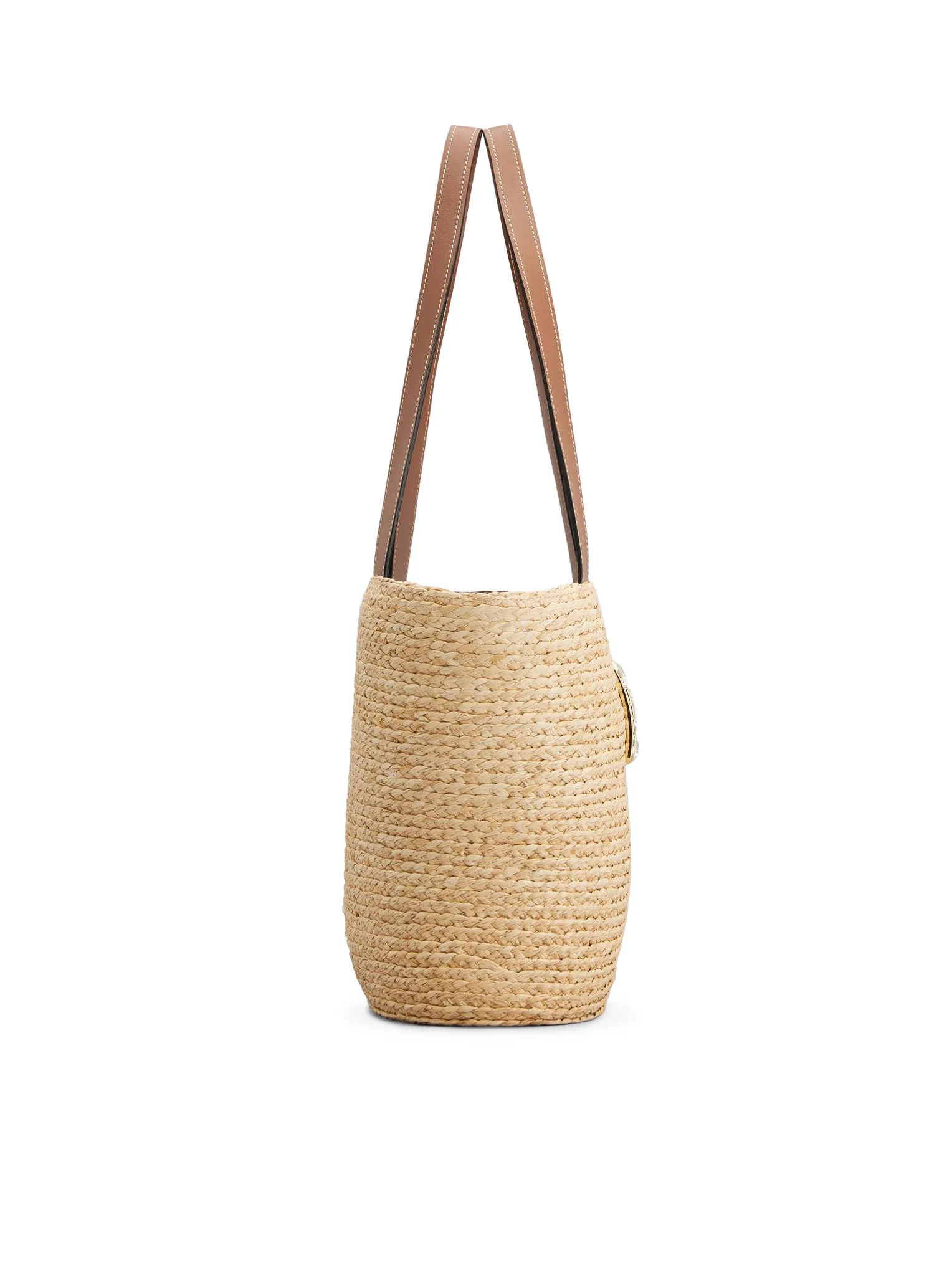 SMALL RAFFIA SHOPPING BAG - Image 4