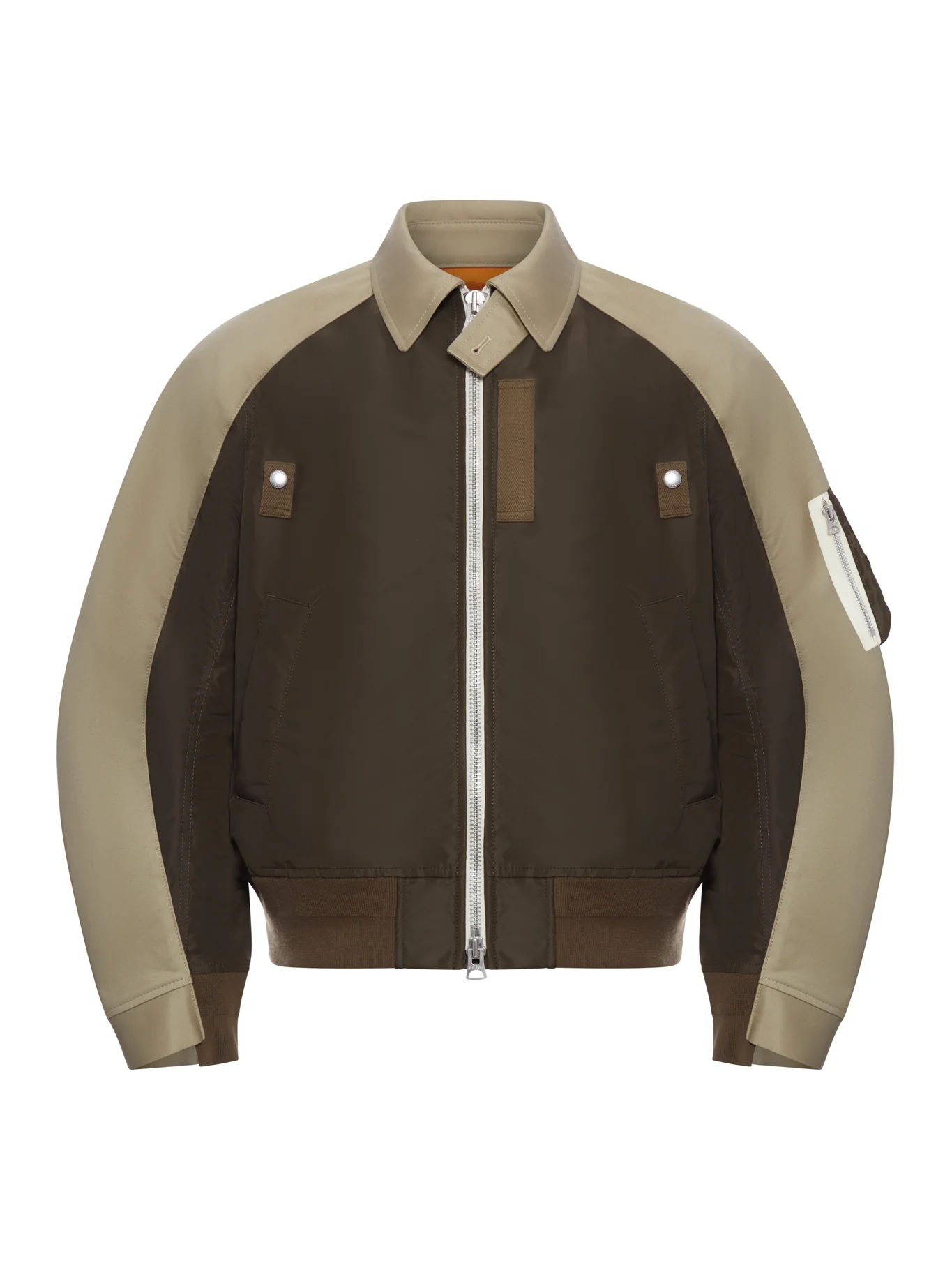 COTTON CHINO X NYLON TWILL BLOUSON
